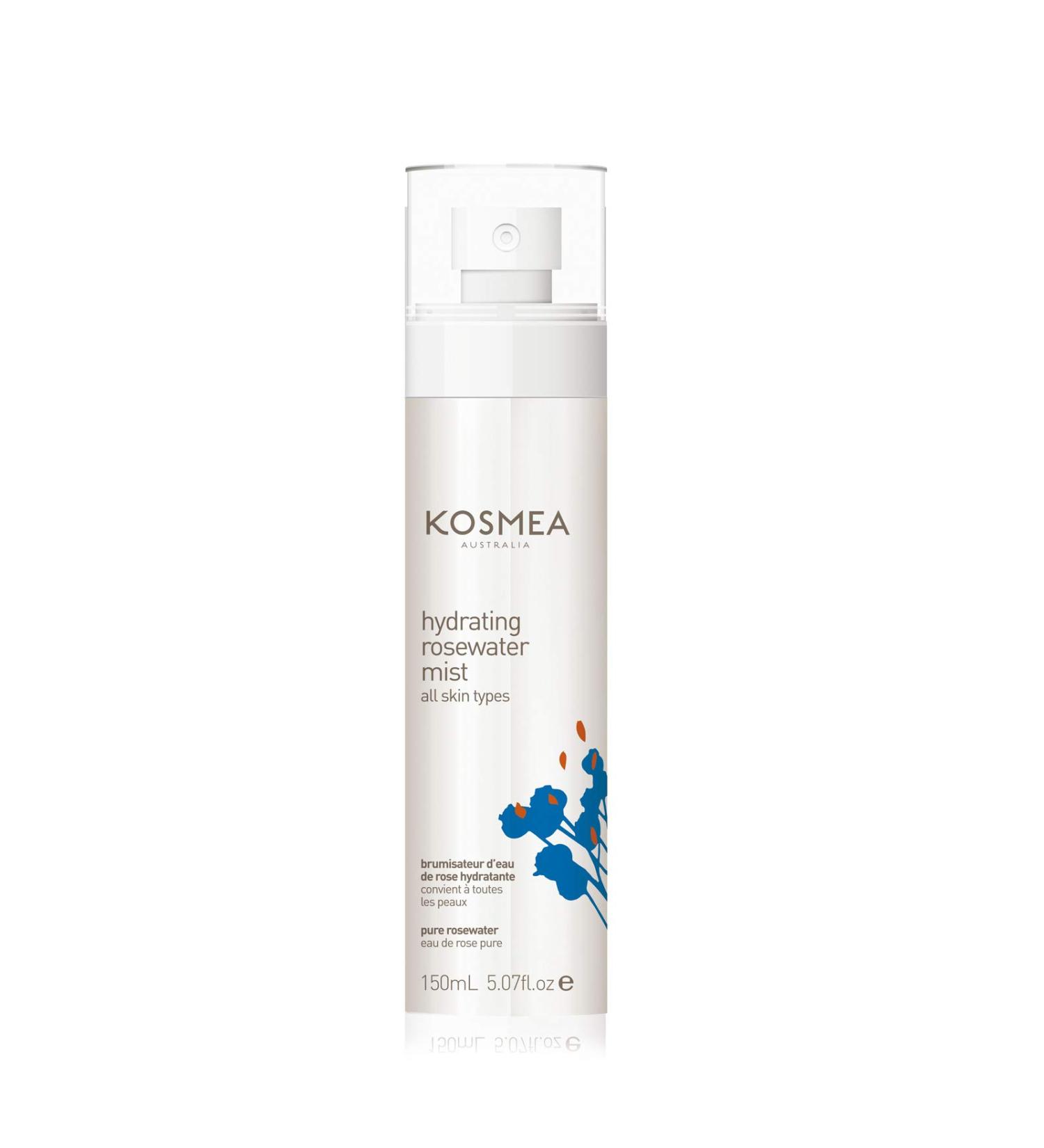 Buy Kosmea Hydrating Rosewater Mist 150ml - Hydrating Facial Spray for Glowing Skin | International Shipping Available - Buy Online on GoSupps.com