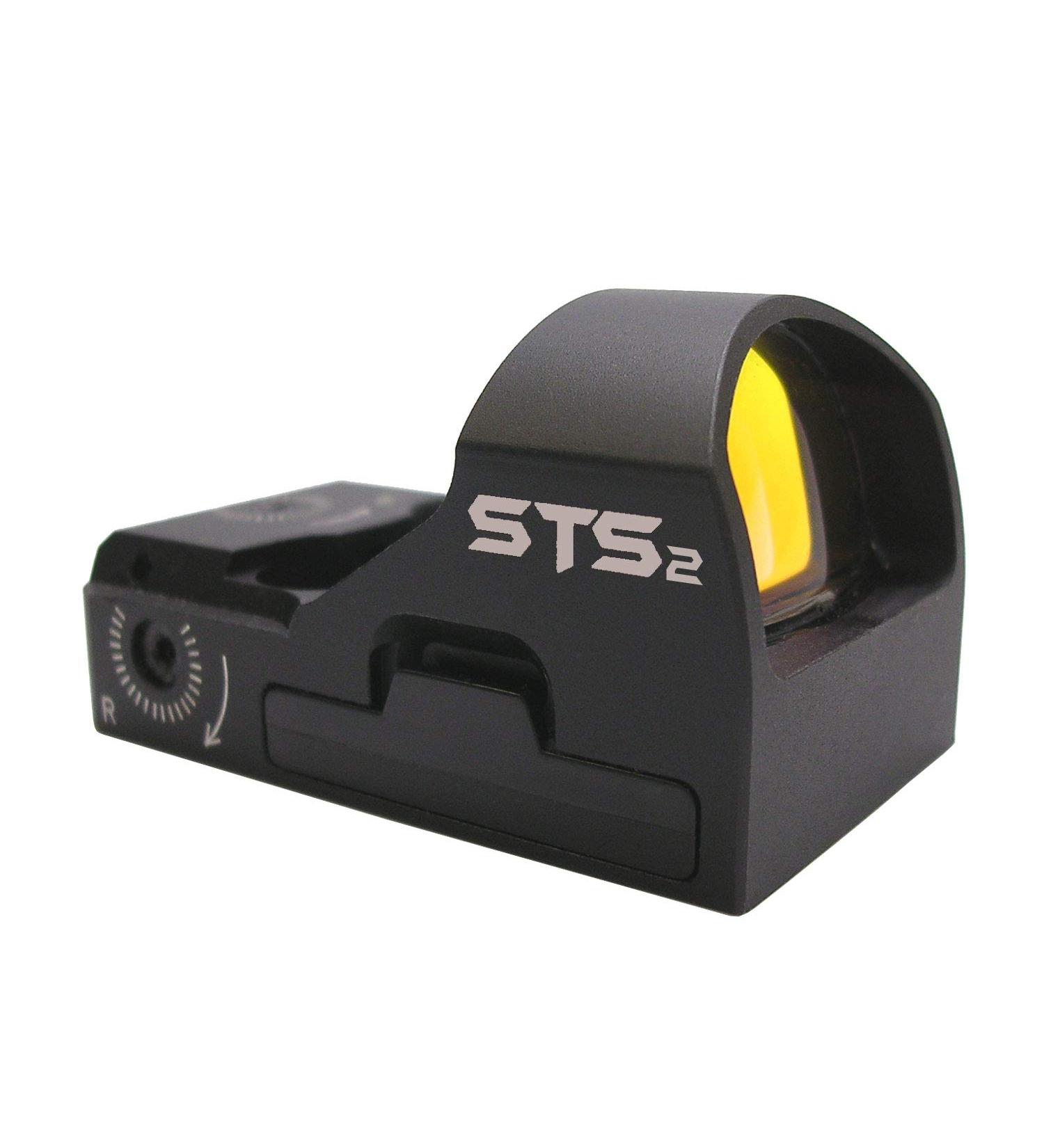 STS2B Micro Red Dot Sight by C-MORE Systems - 1x Magnification, Aircraft Grade Aluminum, Adjustable for Wind & Elevation, Ultra Bright, Waterproof, Lightweight - Matte Black (6 MOA) - Buy Online on GoSupps.com