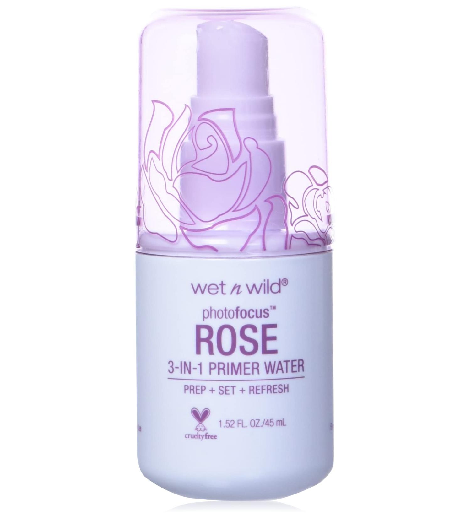 Buy Wet n Wild PhotoFocus 3-in-1 Primer Water - Rose Addiction | 1.52 fl oz (45 ml) - Buy Online on GoSupps.com