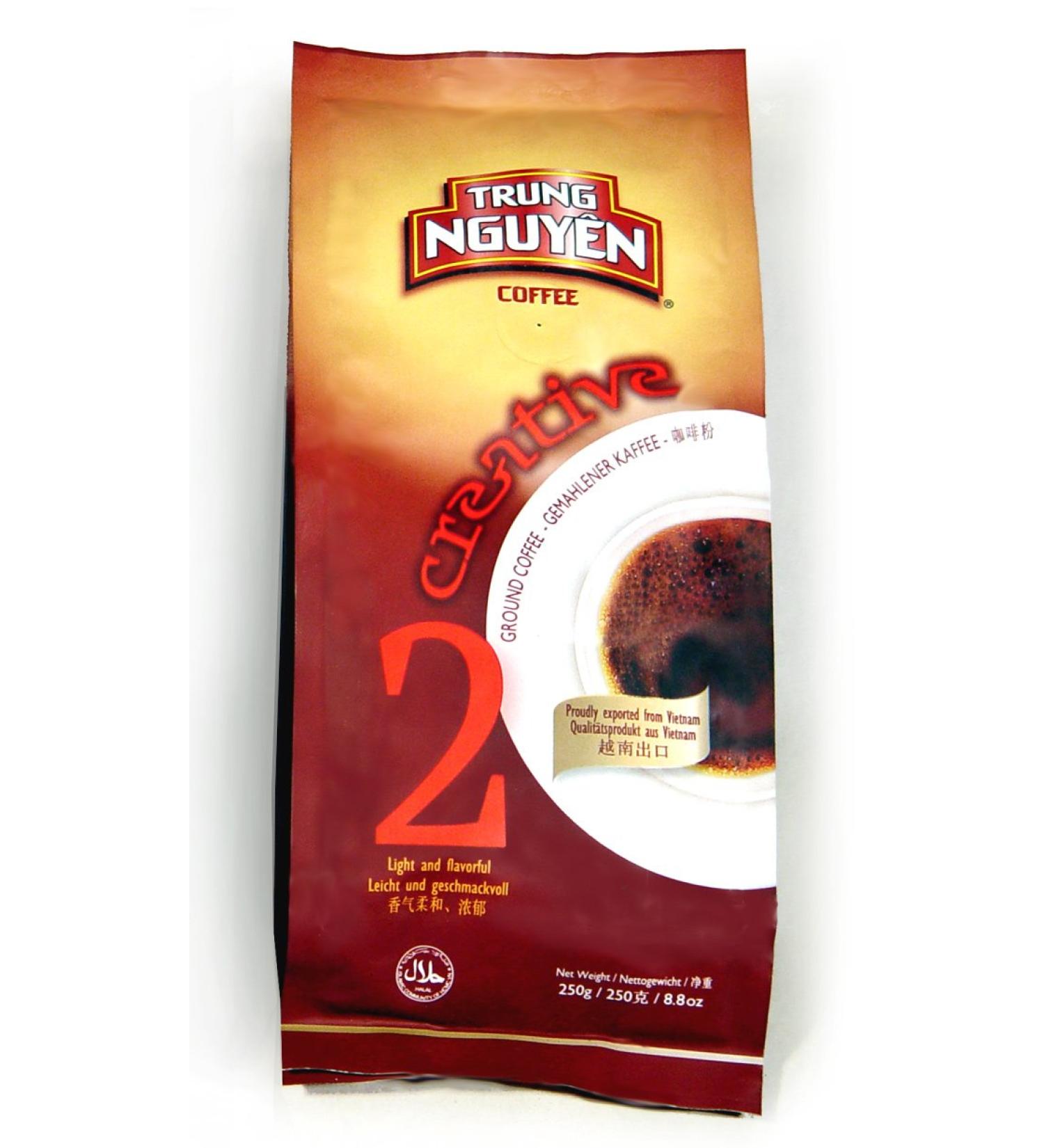 Trung Nguyen 2 Creative Ground Coffee - Light & Flavourful 250g