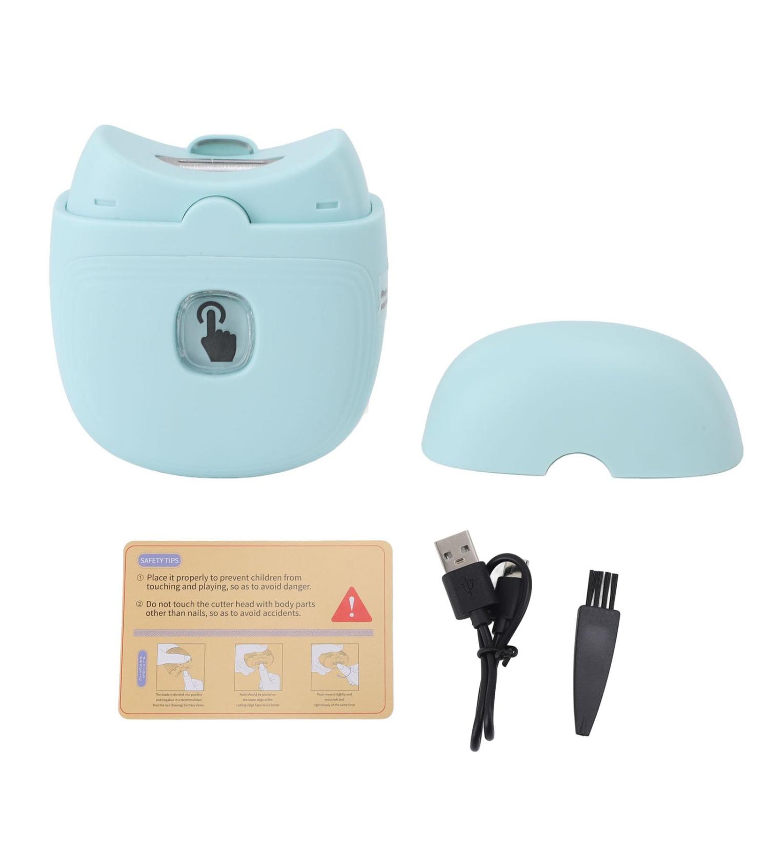 Electric Automatic Nail Clipper Premium Alloy Electric Nail Clipper Safety Cutter Automatic Trimming with Easy Operation for Elderly - Buy Online on GoSupps.com