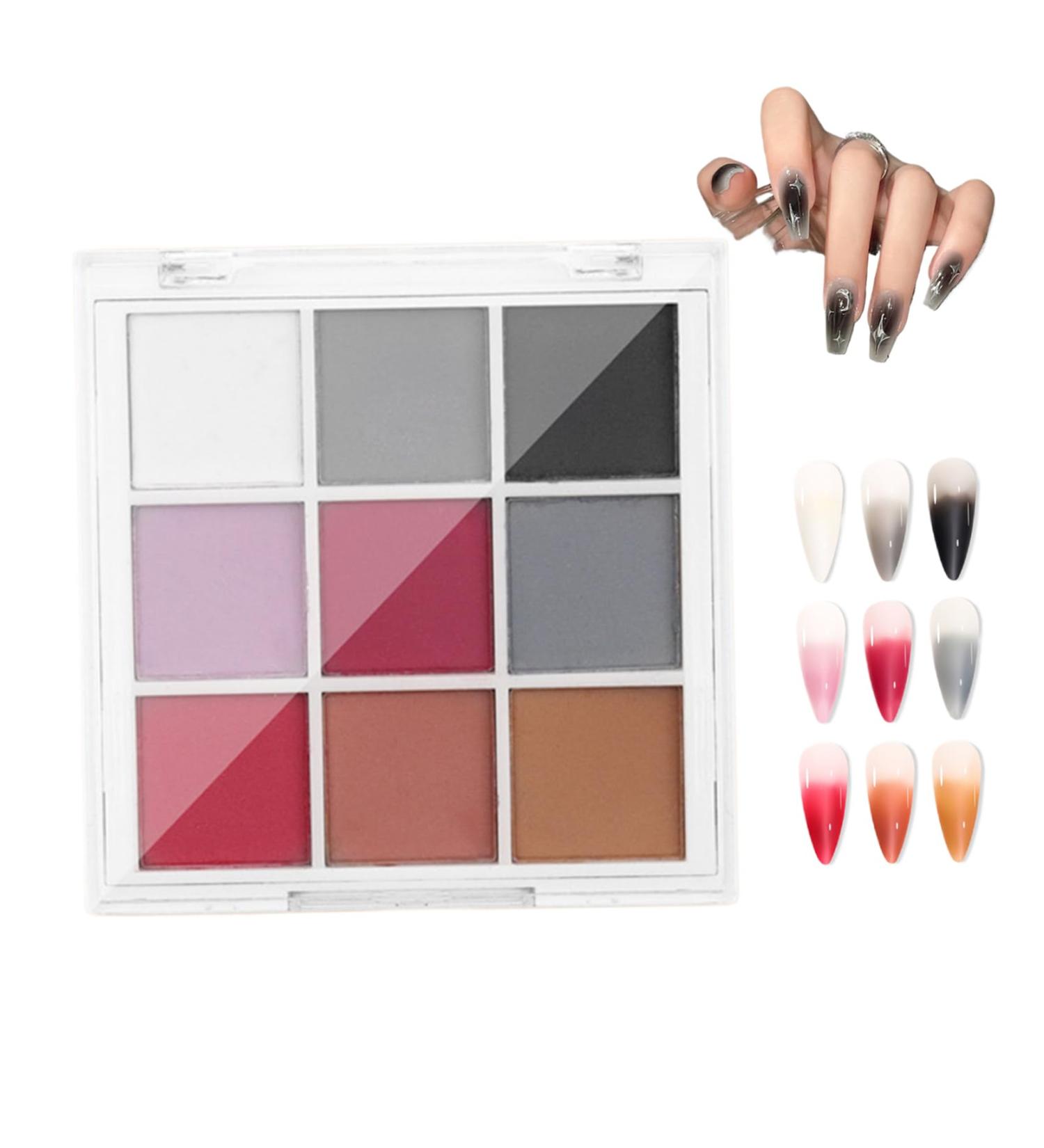 Palette de poudre de pigment de clou palette de poudre de pigment ongles massif poudre pigmentaire n on la couleur de bricolage pour les ongles style 2 poudre de pigment ongles poudre de - Buy Online on GoSupps.com