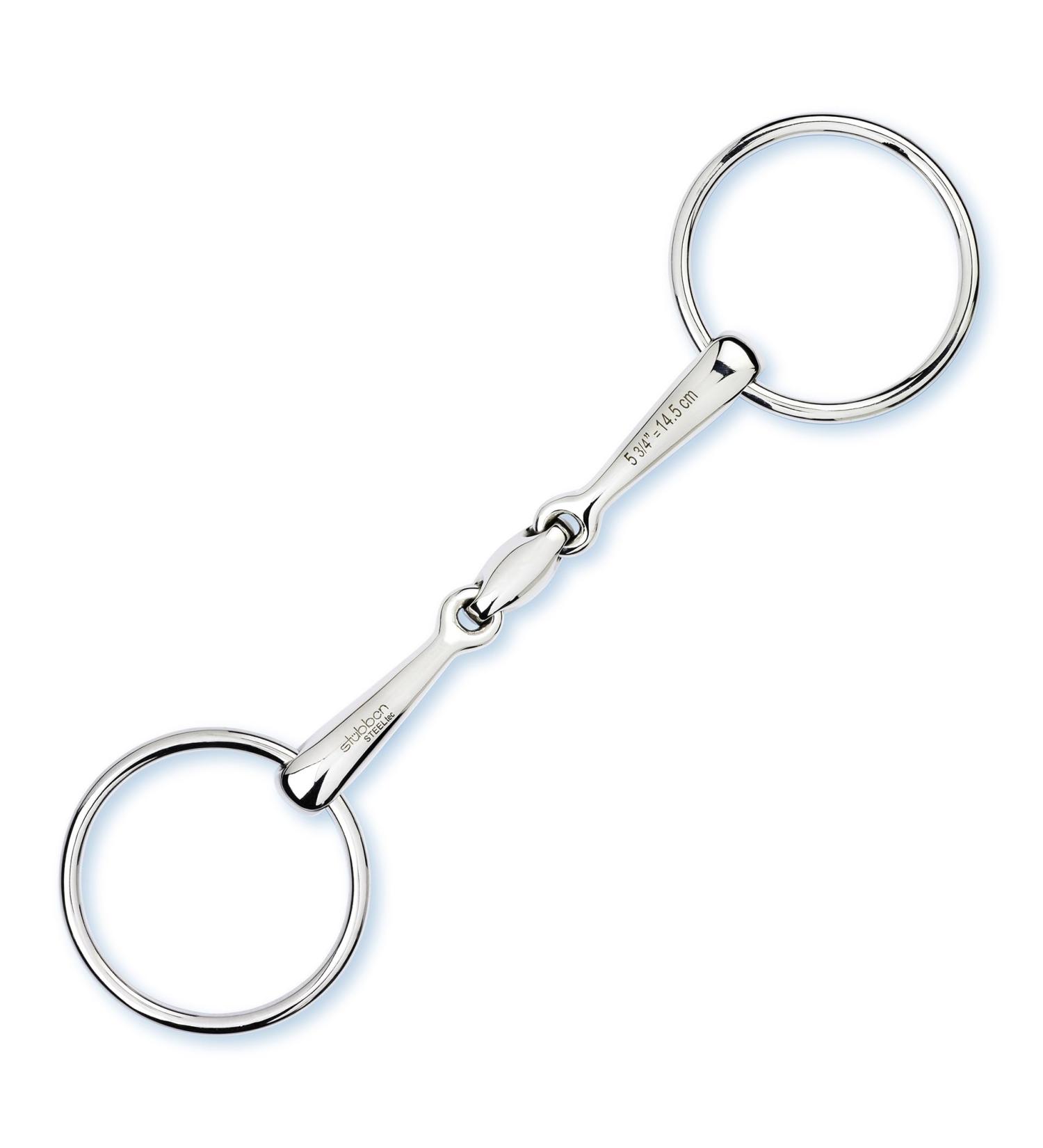 St bben bit 2221 bridle Easy Control double broken 10.5 cm - 14 mm - stainless steel