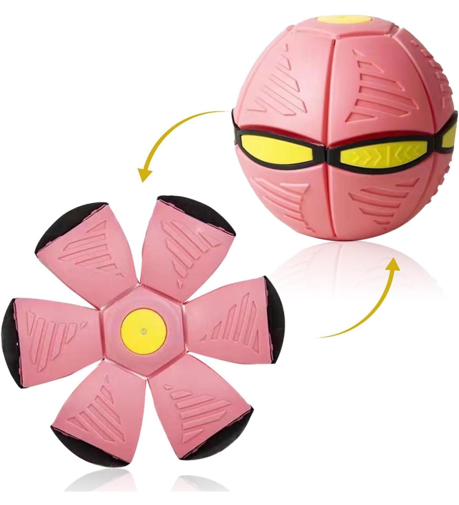 Yeahboom Premium Dog Frisbee Ball - Flying Saucer Toy for Dogs - Durable Pink Pet Toy - Buy Online on GoSupps.com