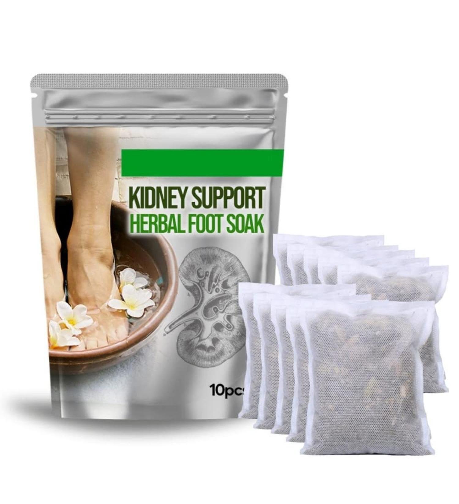 Detoxpro Kidney Support Herbal Foot Soak Set - 10pc Kidney Support Herbal Foot Soak (1bag*10pcs) - Buy Online on GoSupps.com