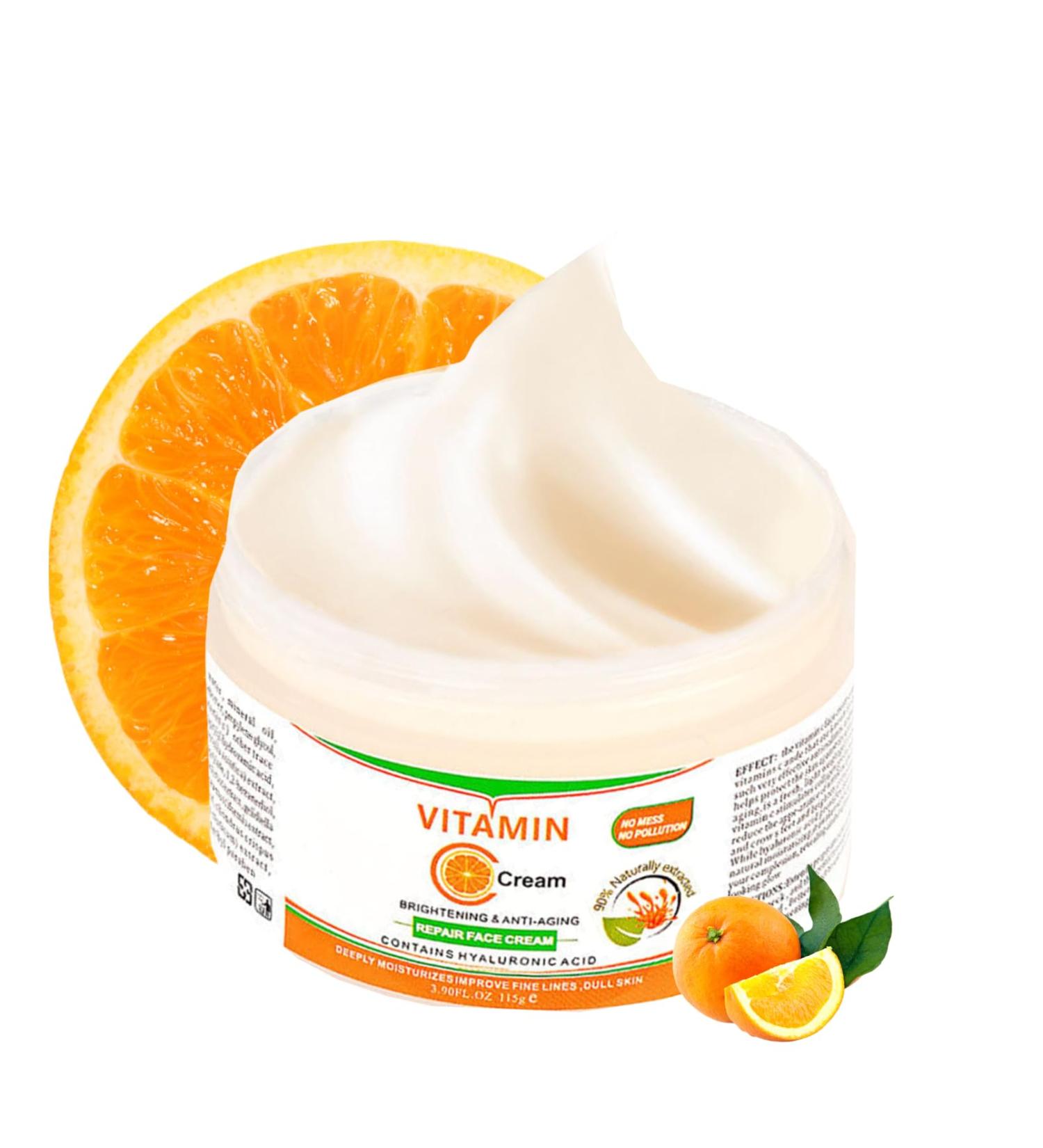 90% Vitamin C Face Cream - Face Cream for Women - Lightening Anti Aging Face Cream for Dark Spots on Face Hands Body - Repair Skin&Face Moisturizer Fade Fine Lines 115g - Buy Online on GoSupps.com