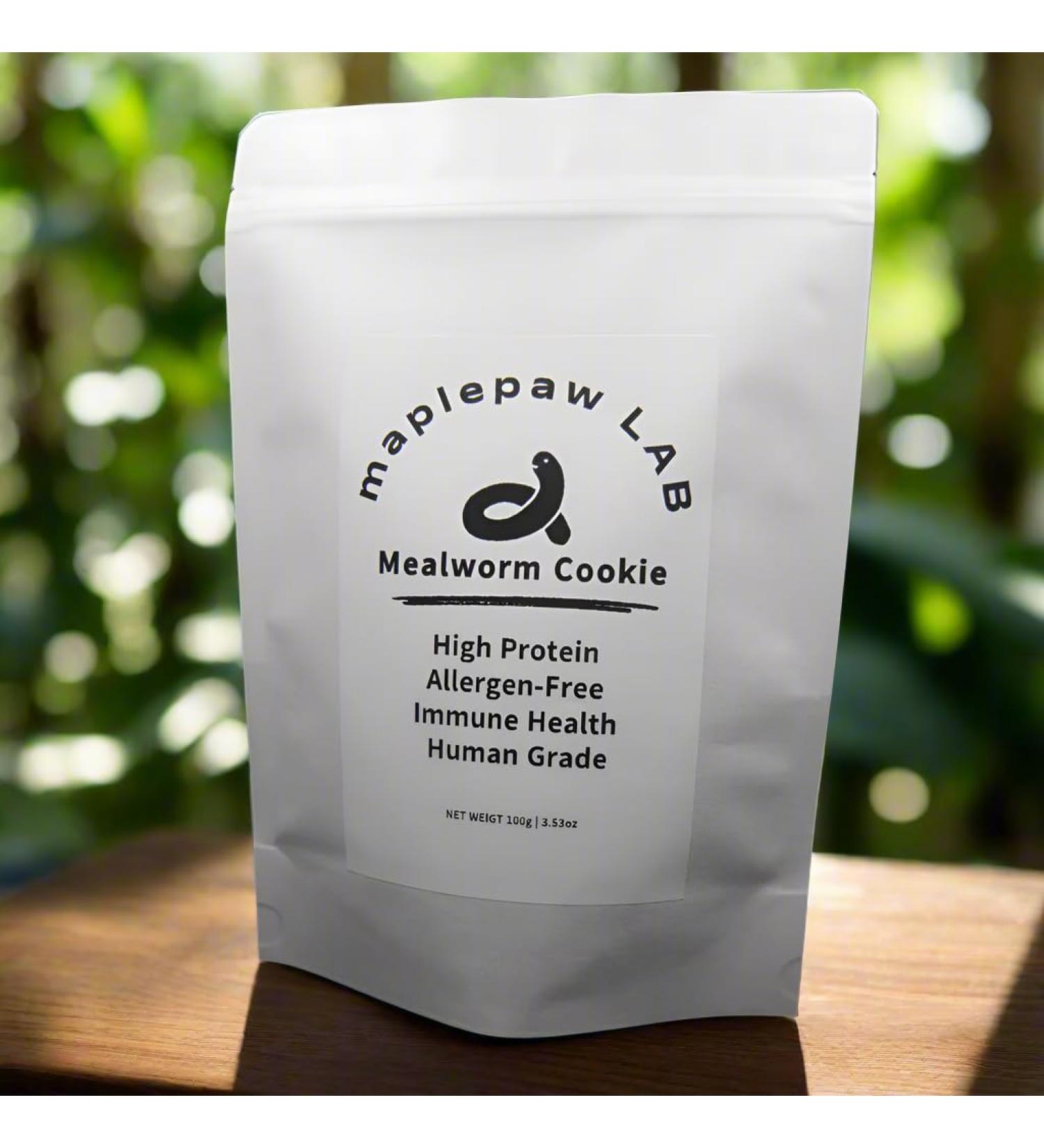 maplepaw Mealworm Cookie Treats Pet Dogs & Cats Training Snacks - Buy Online on GoSupps.com