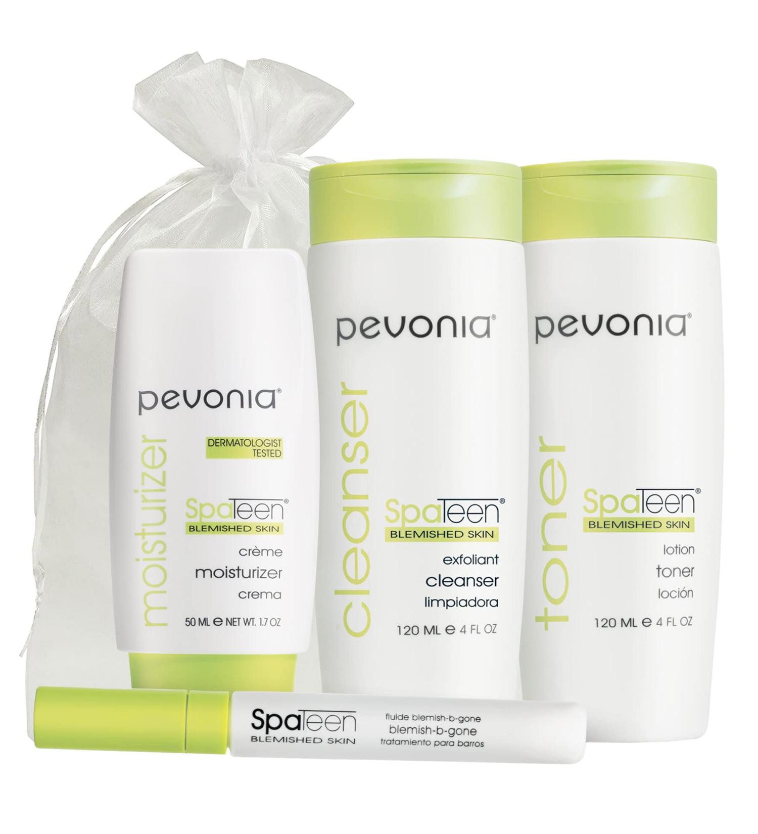 PEVONIA Spateen Blemished Skin Home Care Kit | International Shipping | Clearer Skin & Radiant Complexion - Buy Online on GoSupps.com