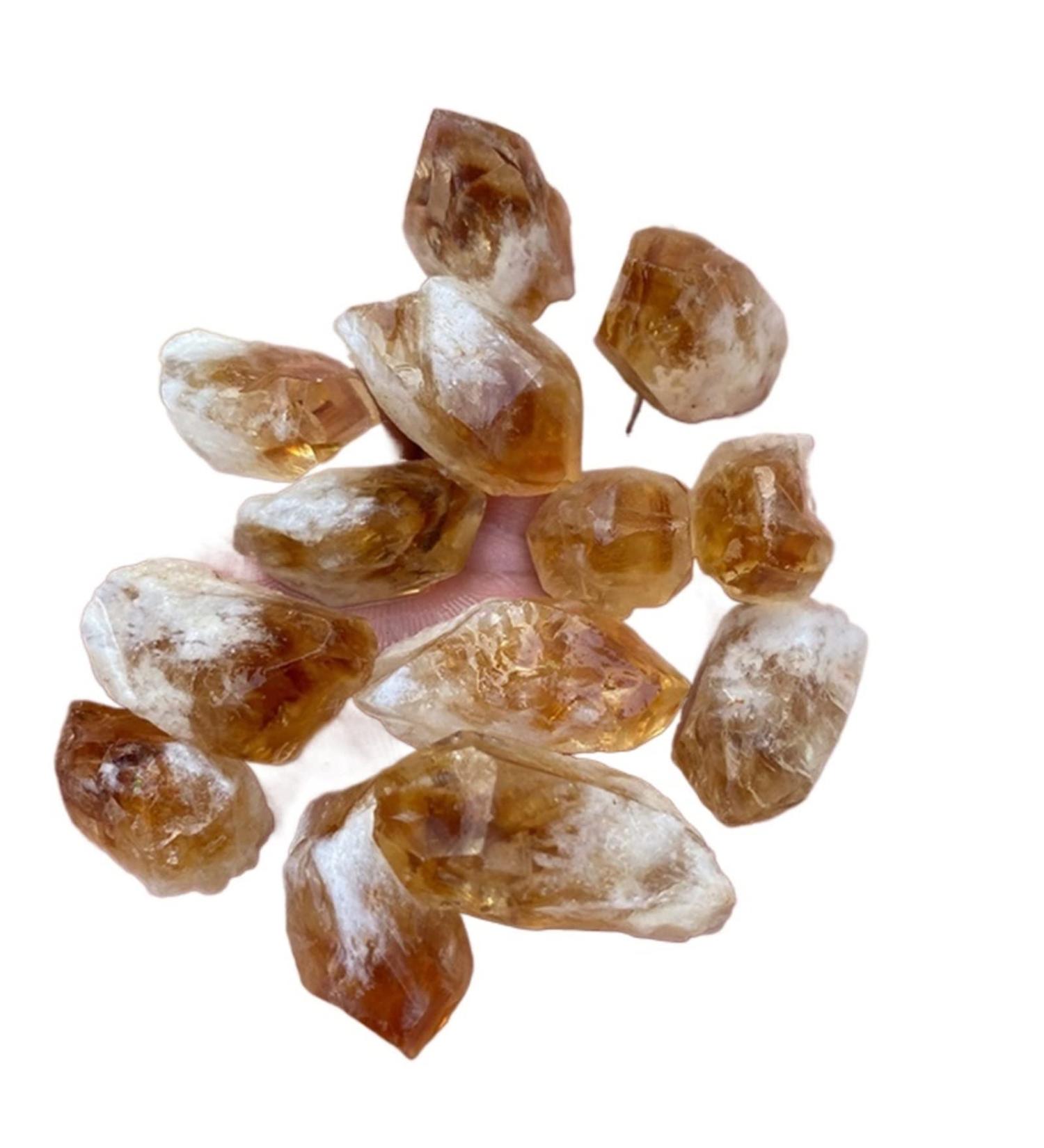1pc Random Rough Natural Citrine Point Crystal Cluster Raw Specimen Stone Rock Ornaments Home Decoration Gift 1pc Random Citrine Point - Buy Online on GoSupps.com