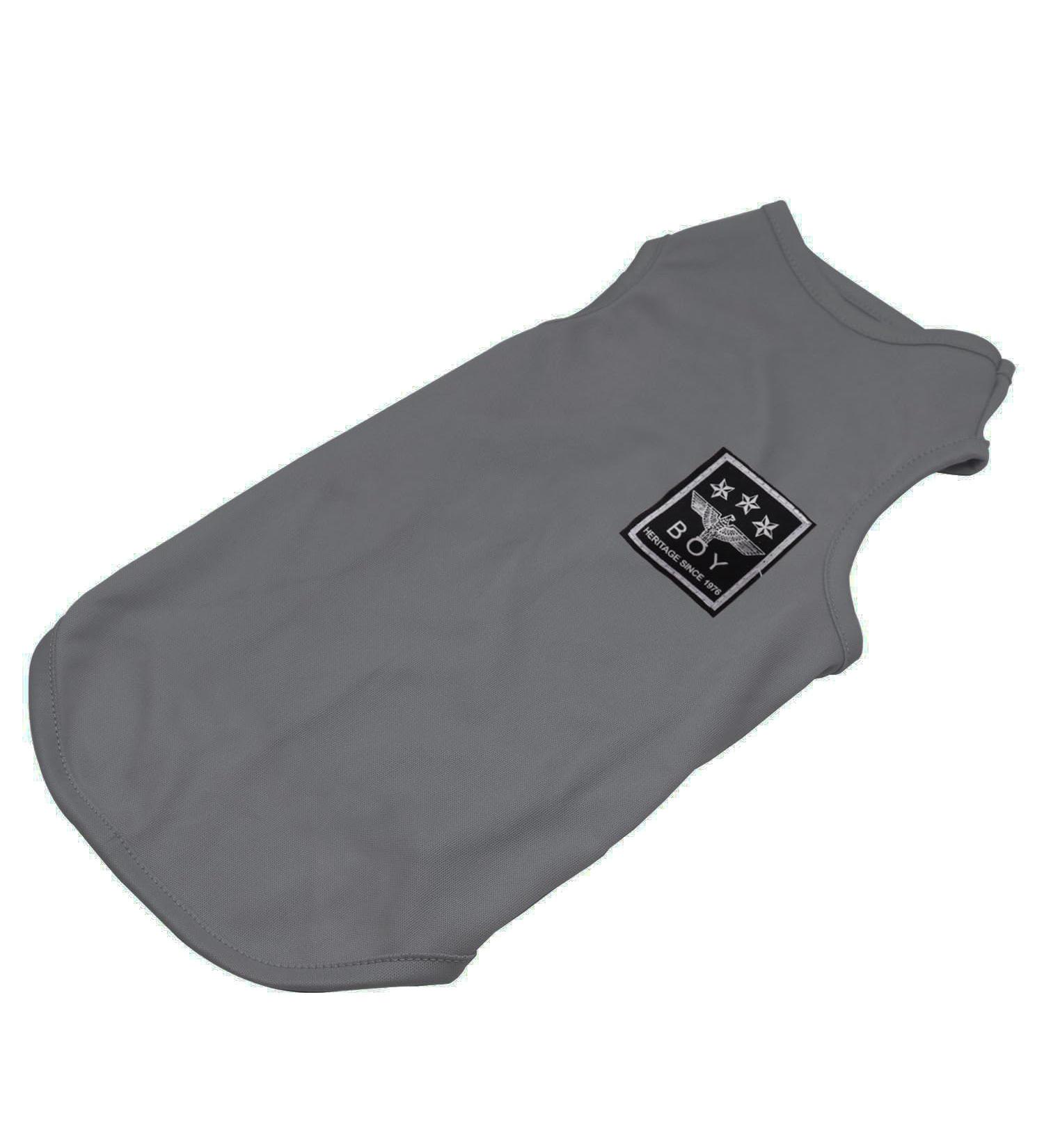 Soft & Breathable Dog Clothes for Small Dogs | Cotton T-Shirts & Costumes | Dog Sunscreen Apparel (L Gray) - International Shipping Available - Buy Online on GoSupps.com