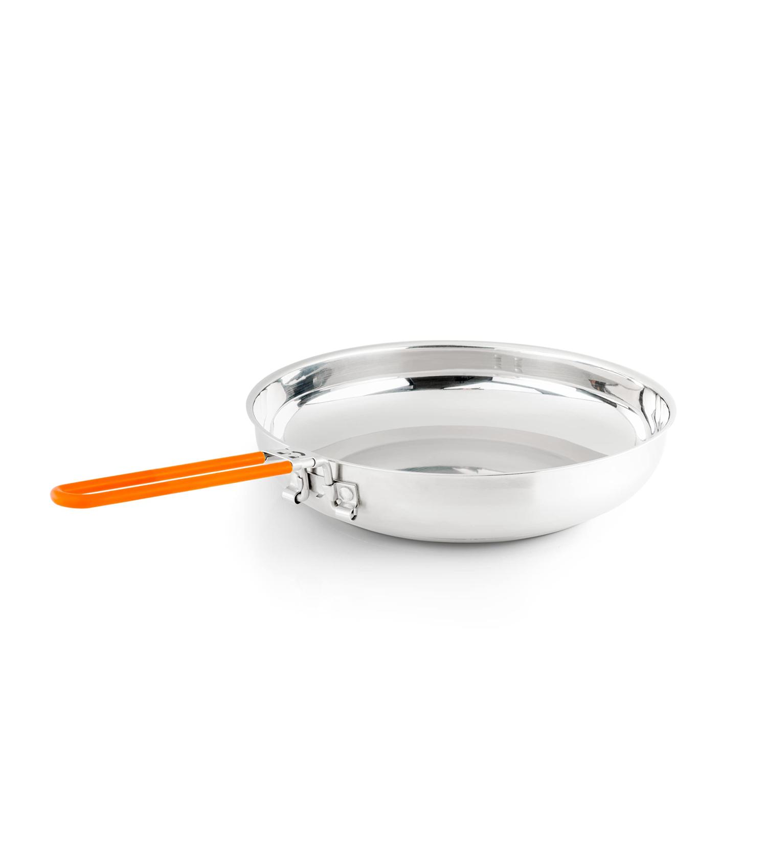 GSI Outdoors Stainless Troop Frypan - Ideal for Camping and Outdoor Cooking - Buy Online on GoSupps.com