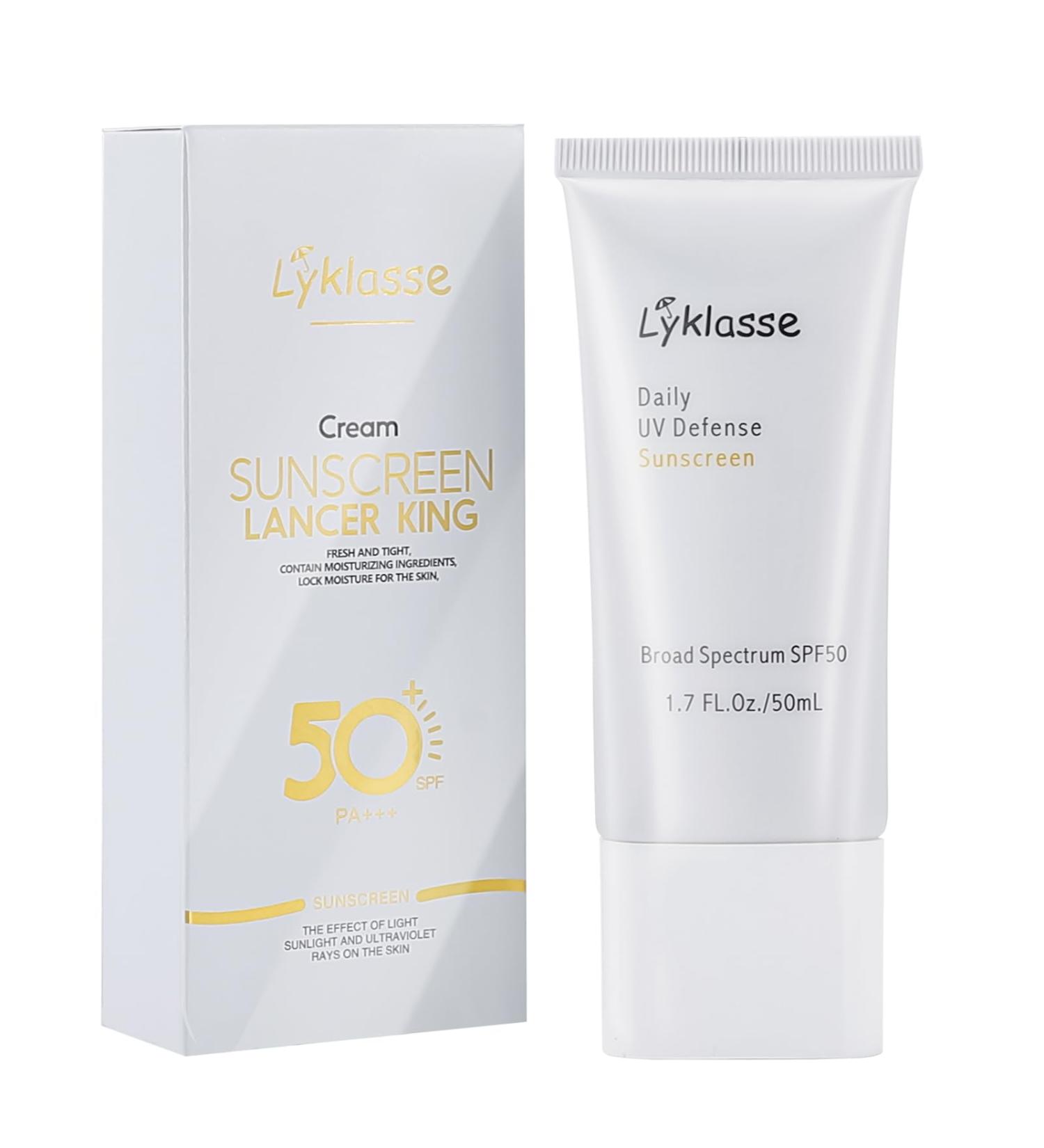 Daily UV Defense Sunscreen SPF 50 PA++++ | Organic Hydrating Non-White Cast Protection for All Skin Types - Nourishing UV Defense (1.69 oz - Buy Online on GoSupps.com