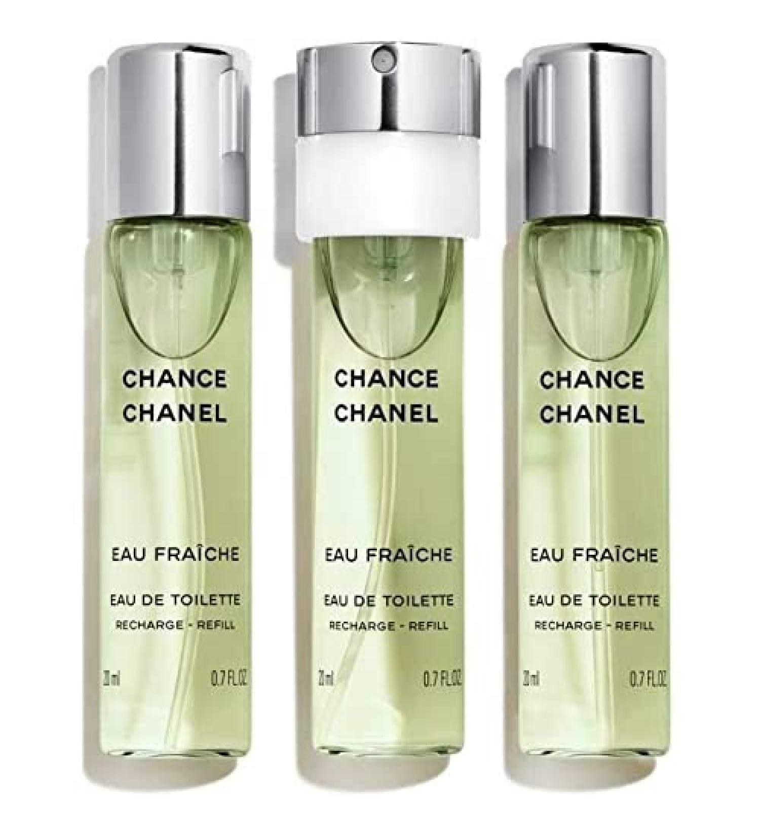 Chanel Chance Eau Fraiche Twist & Spray Eau De Toilette Refill 3x20ml