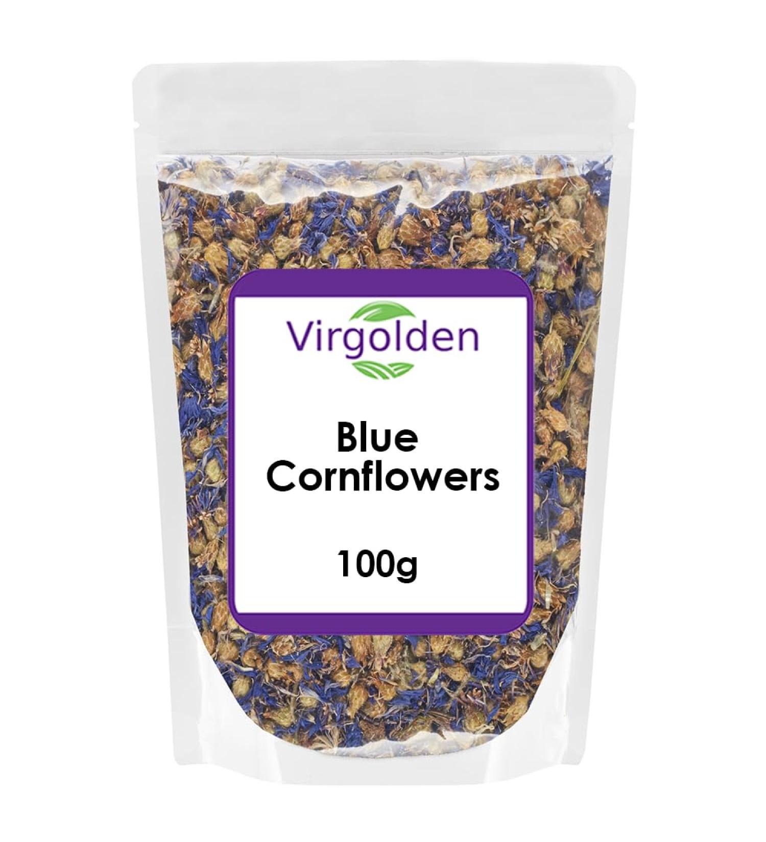 Blue Cornflowers 100g by Virgolden - Buy Online on GoSupps.com