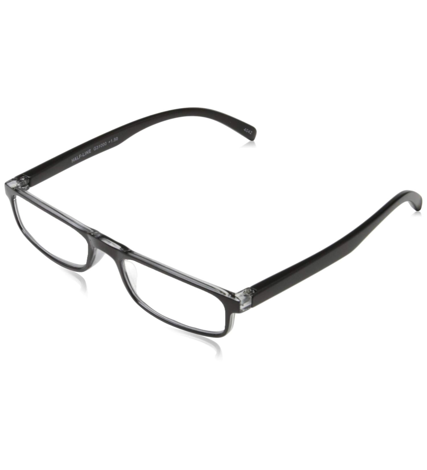 Buy I NEED YOU Half-Line Glasses G31000 | Black Plastic Glasses with Spring Technology | 1.5 Diopters - International Shipping Available - Buy Online on GoSupps.com