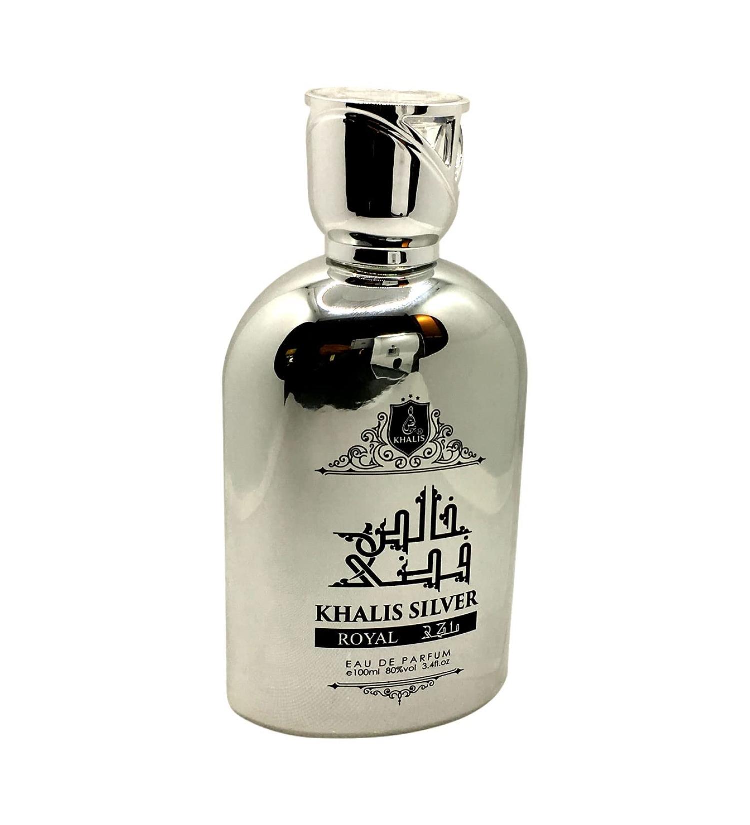 SILVER ROYAL a Unisex Perfume for Women and Men (Oriental Leather) Bergamot Cardamom Saffron Cumin Patchouli Agarwood Vetiver and Musk 3.4 Oz - Buy Online on GoSupps.com