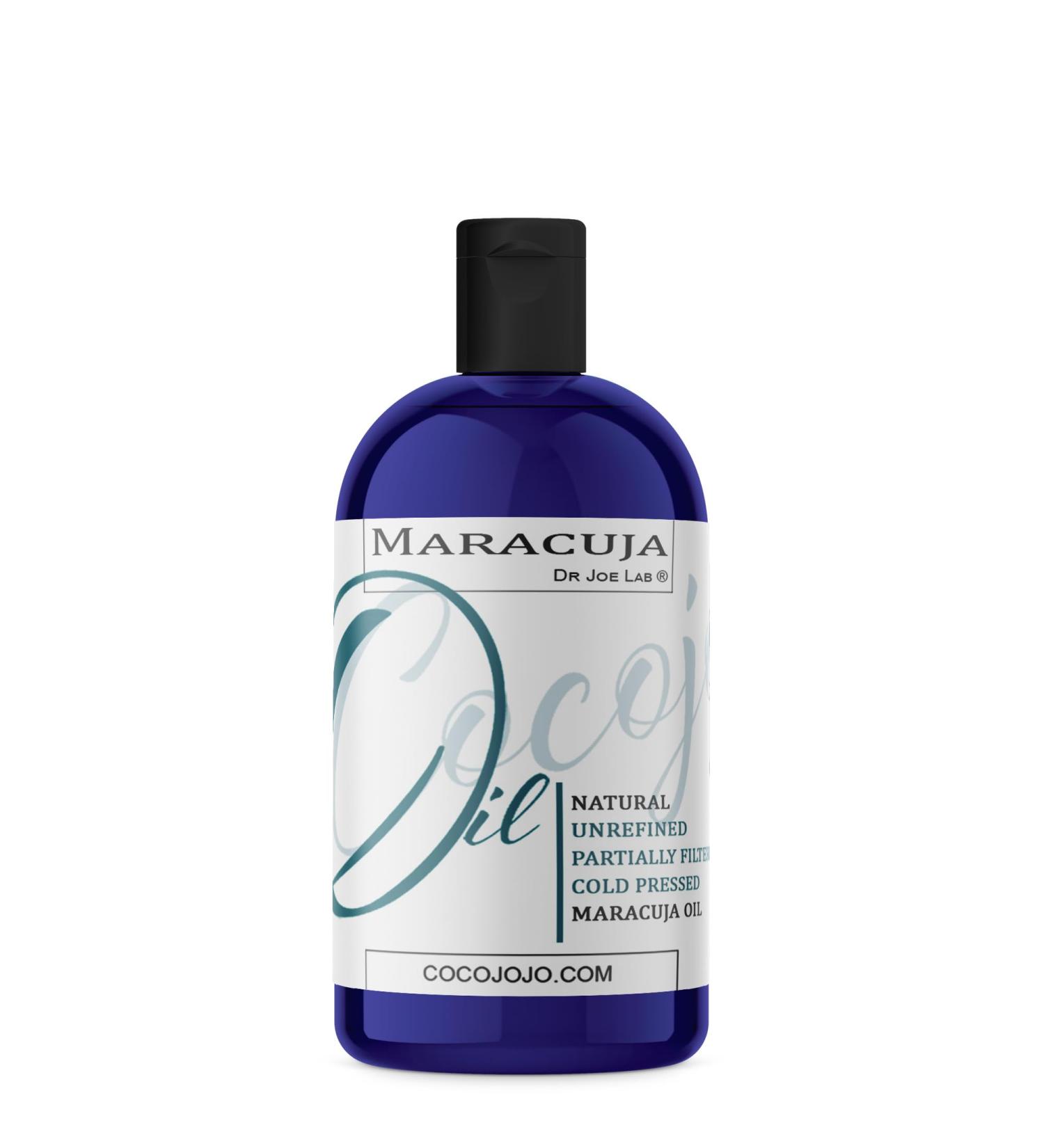 Dr Joe Lab Maracuja Oil - Pure Cold Pressed Passion Fruit Seed Oil for Skin Hair Nails & Beard - 16 oz Non-GMO - Buy Online on GoSupps.com