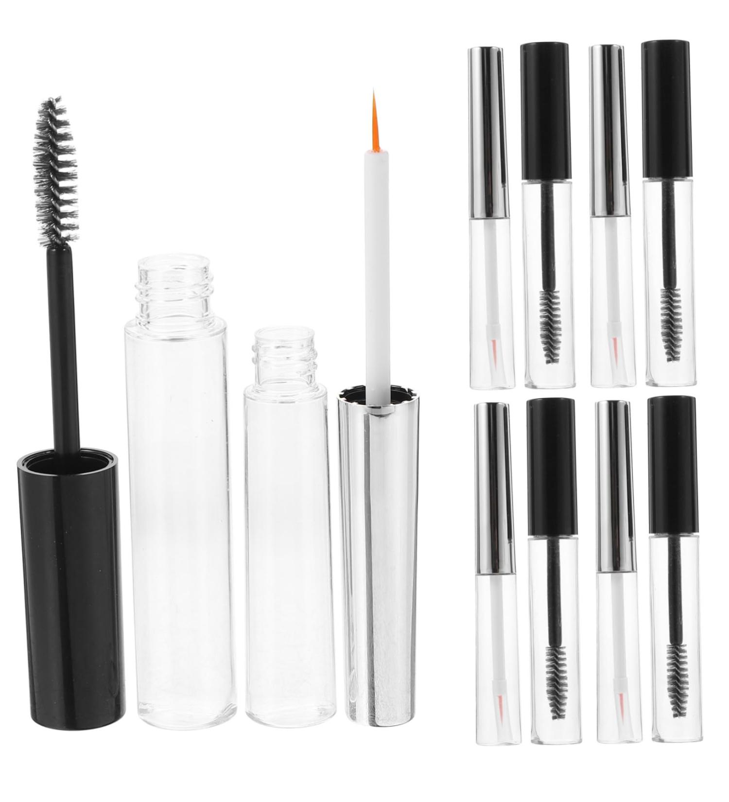 Didiseaon 6 Sets Mascara Tube Clear Mascara for Eyelashes Eyelash Wand Tube Plastic Cosmetic Eyeliner Travel - Buy Online on GoSupps.com