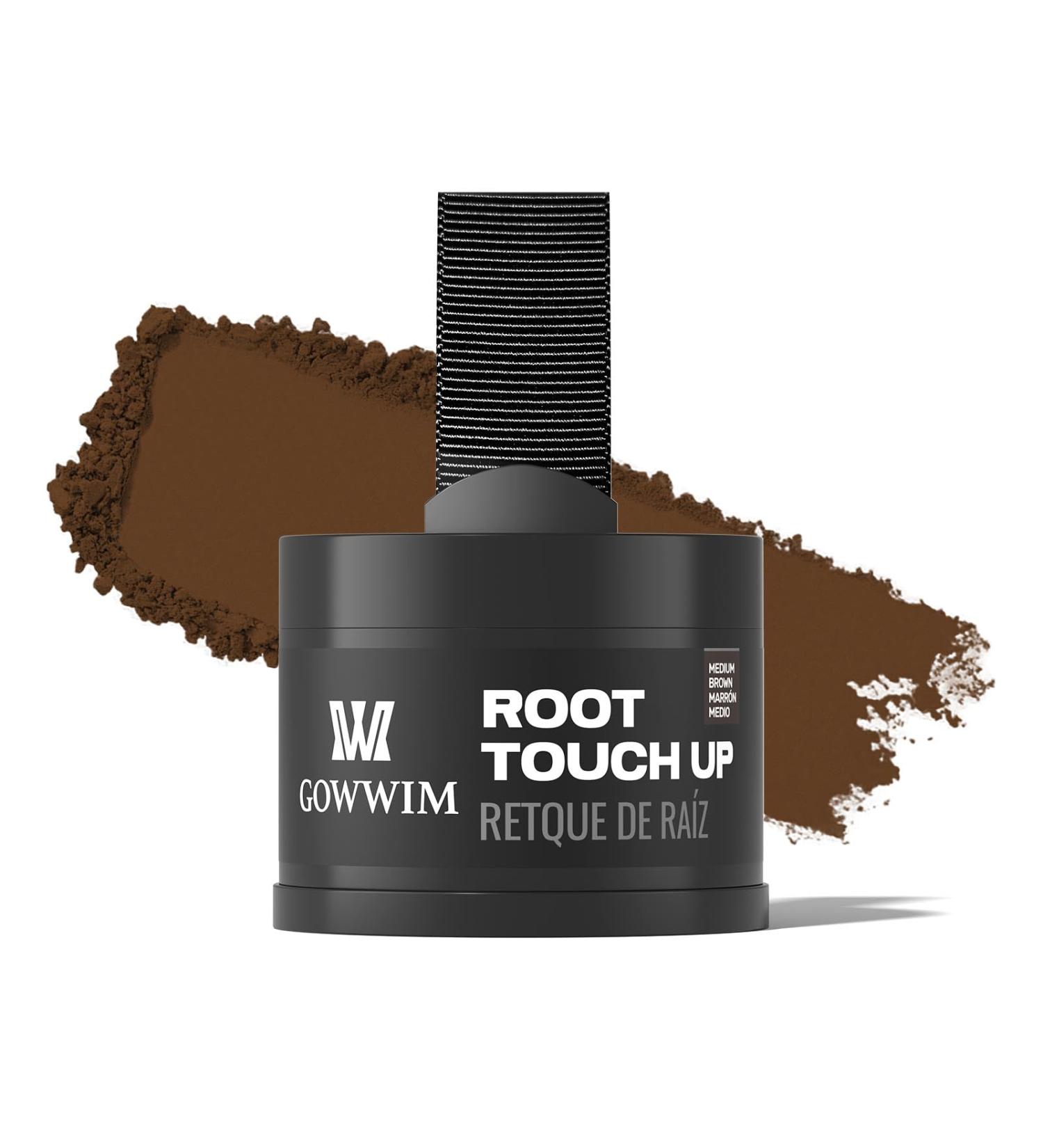  gowwim Gowwim Root Powder 4g Dark Brown - Hair Powder for Men and Women - Waterproof Root Thickening Concealer for Thinning Hair - Buy Online on GoSupps.com