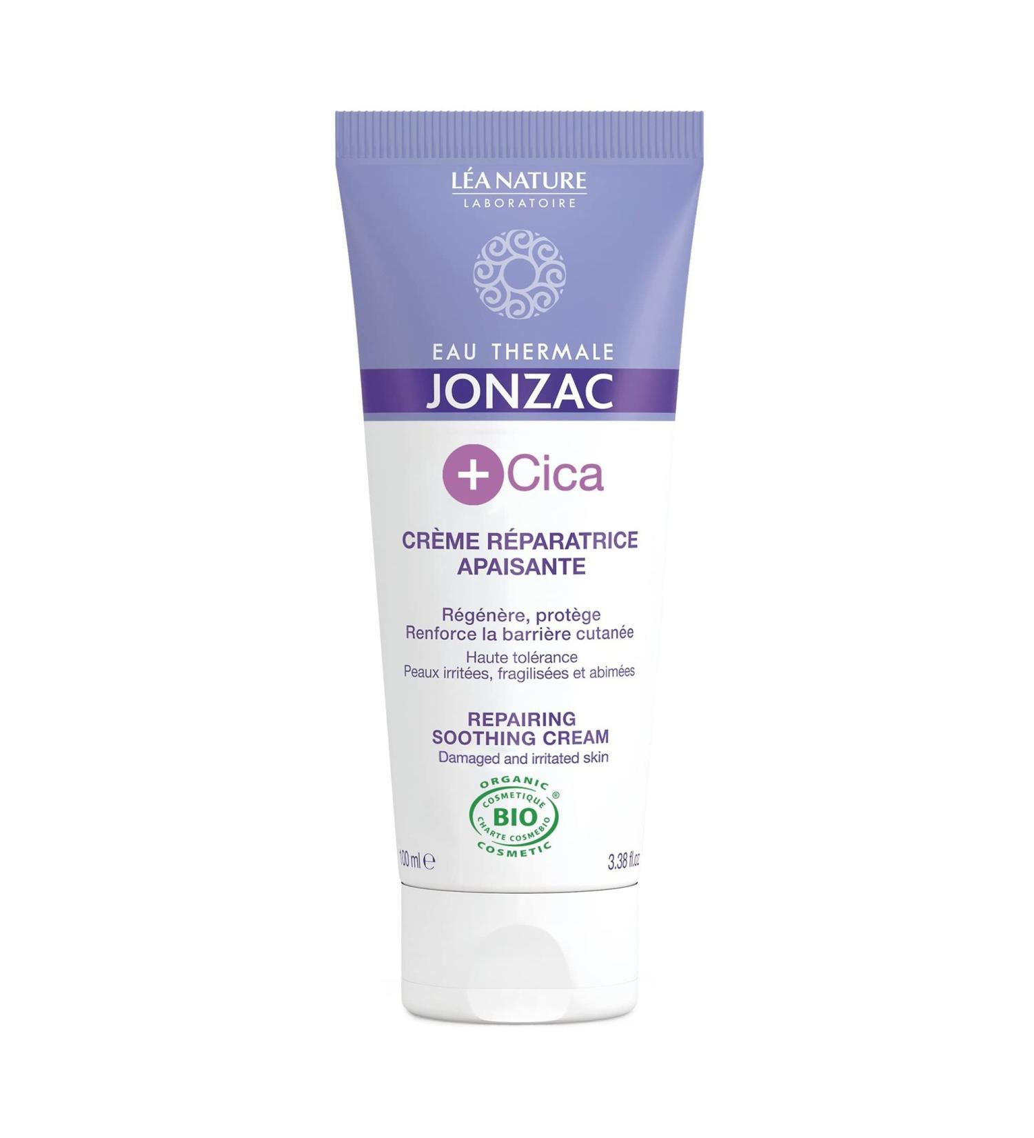 Jonzac Thermal Water +Cica Soothing Repair Cream 100ml - Buy Online on GoSupps.com