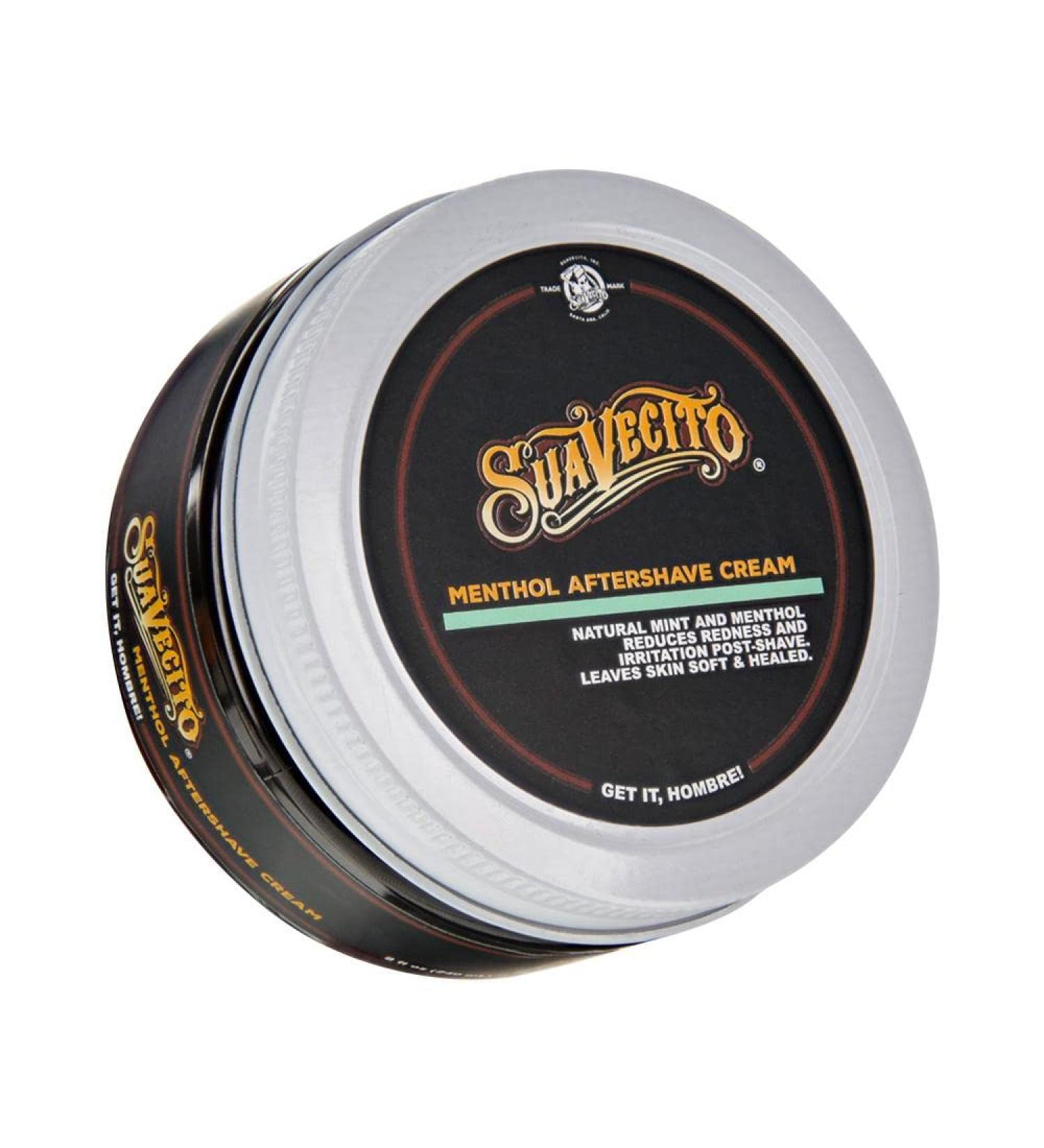 Suavecito Menthol Aftershave 8 oz - Premium Men's Face Grooming for Smooth Skin | Shop Internationally - Buy Online on GoSupps.com