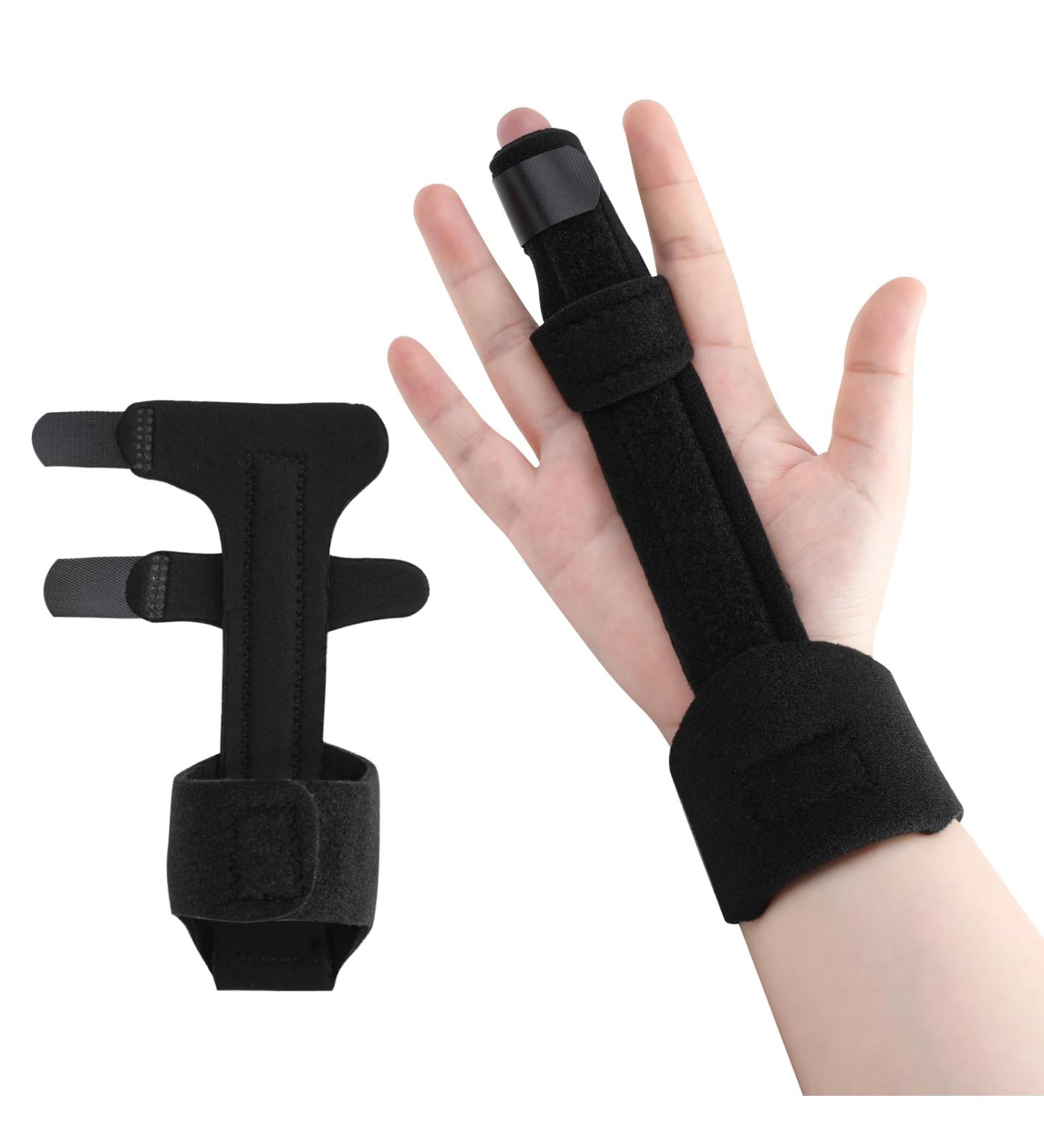 Full Finger Support Splints for Arthritis Trigger Thumb - Removable Hand Brace for Pain Relief - Buy Online on GoSupps.com