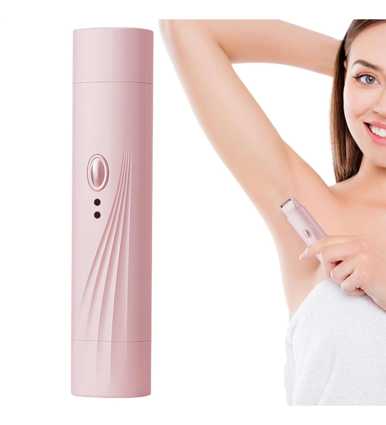 Rasoirs Pour Femmes Sans Fil Imperm able Double T te limination Douceur Visage Peau Sensible Aisselles Voyage Compact Rose - Buy Online on GoSupps.com