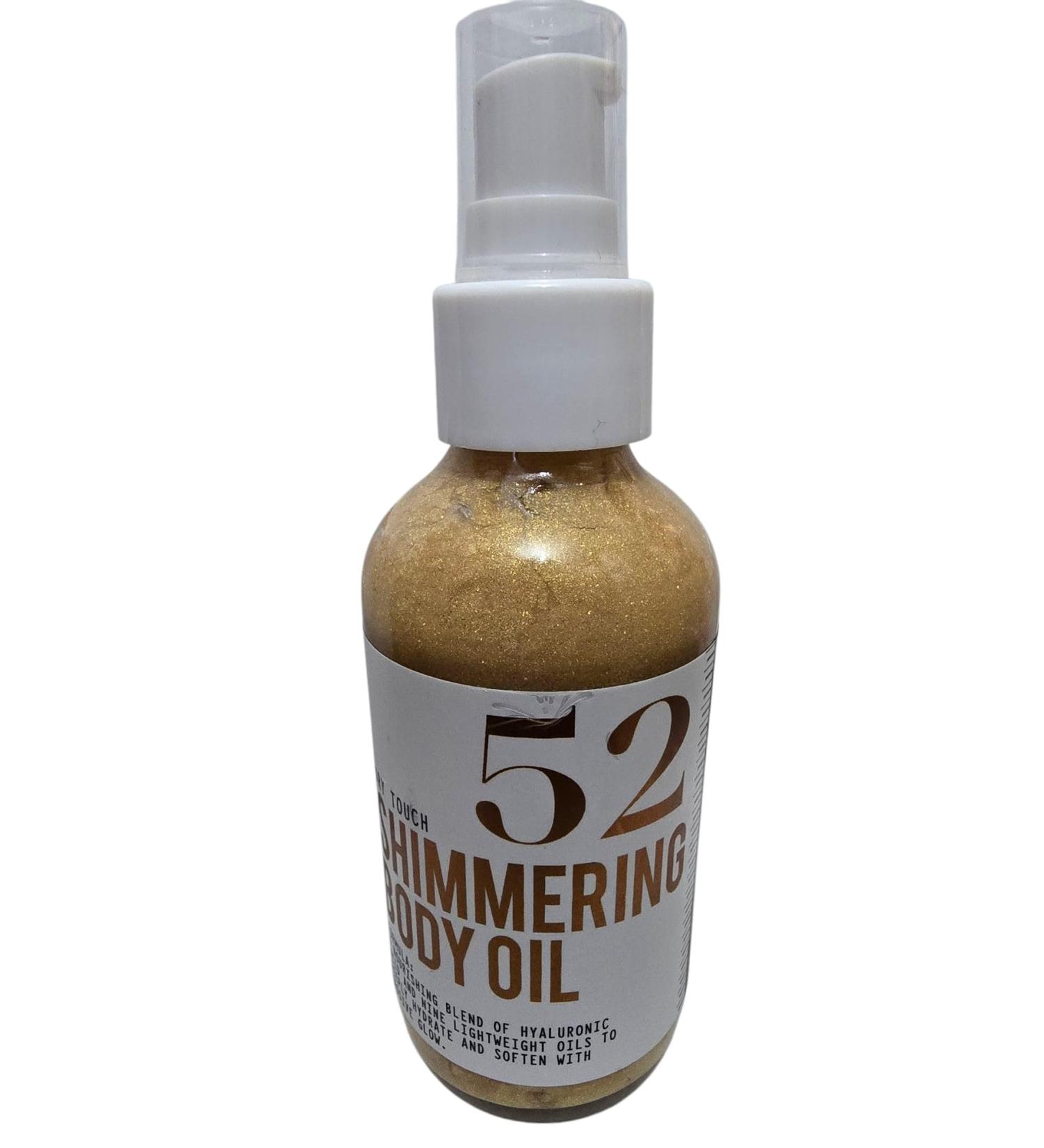 MIIM MIIC Dry Touch Shimmering Body Oil 4 oz A Blend Of Sweet Strawberry Milk Compound 52 With Pump Unboxed