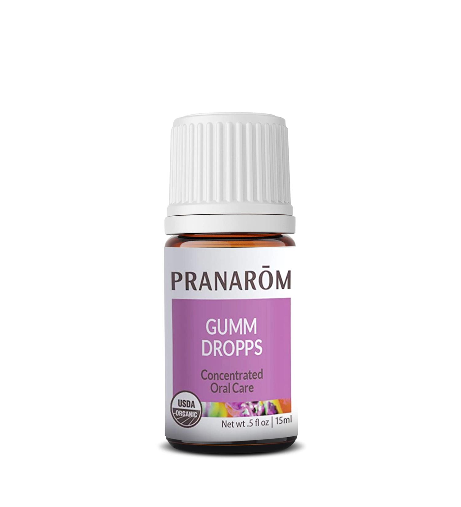Pranarom - Gumm Dropps Essential Oil for Teeth & Gum Health Natural Mouthwash for Oral Care Pure & Organic Essential Oils (Peppermint Thyme Clove Lemon & Cinnamon) 15 ml 0.5 Fl Oz (Pack of 1) - Buy Online on GoSupps.com