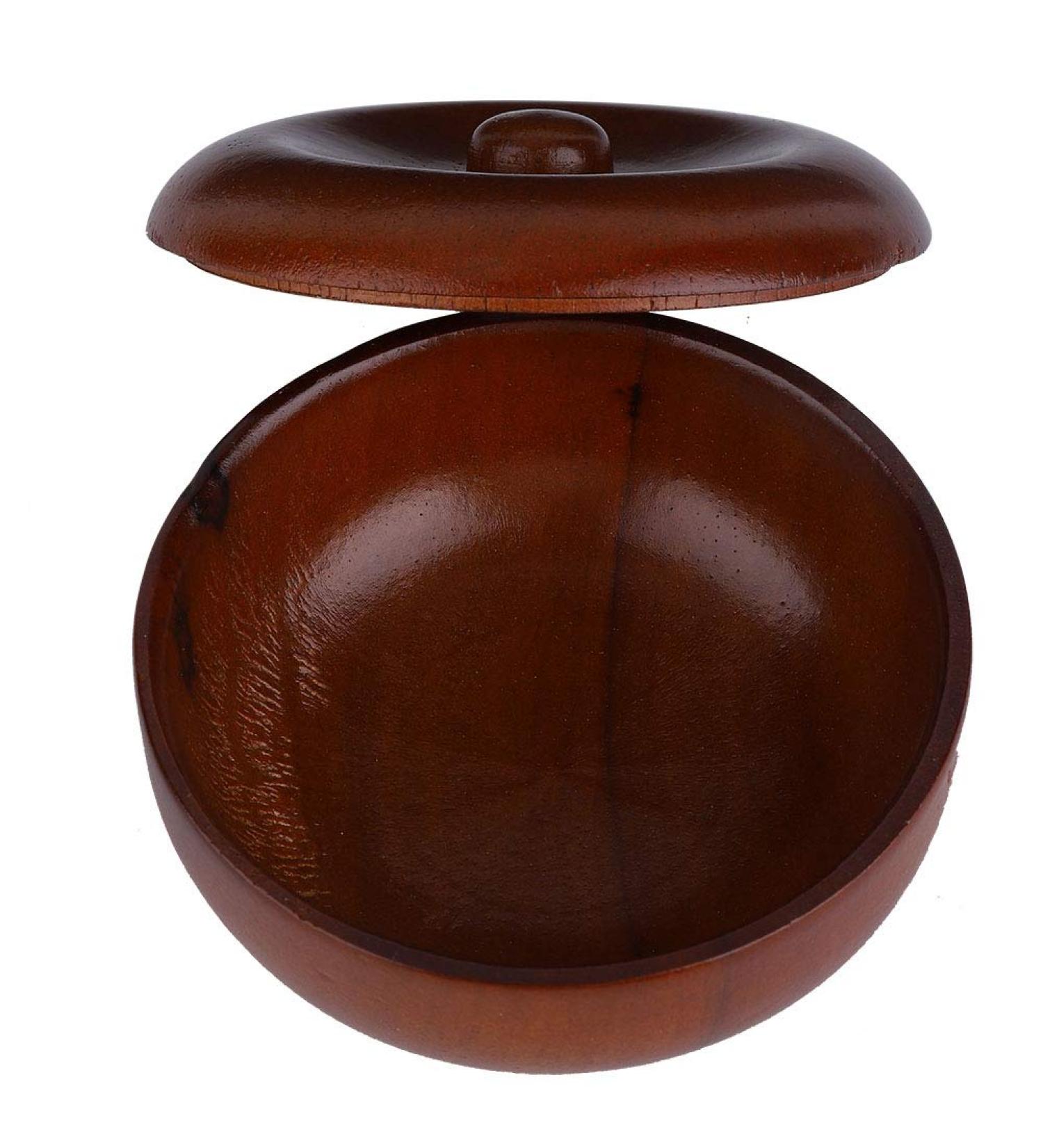 HURRISE Shaving Soap Bowl - Rubber Wood Foaming Shaving Bowl for Men with Lid | International Shipping Available - Buy Online on GoSupps.com