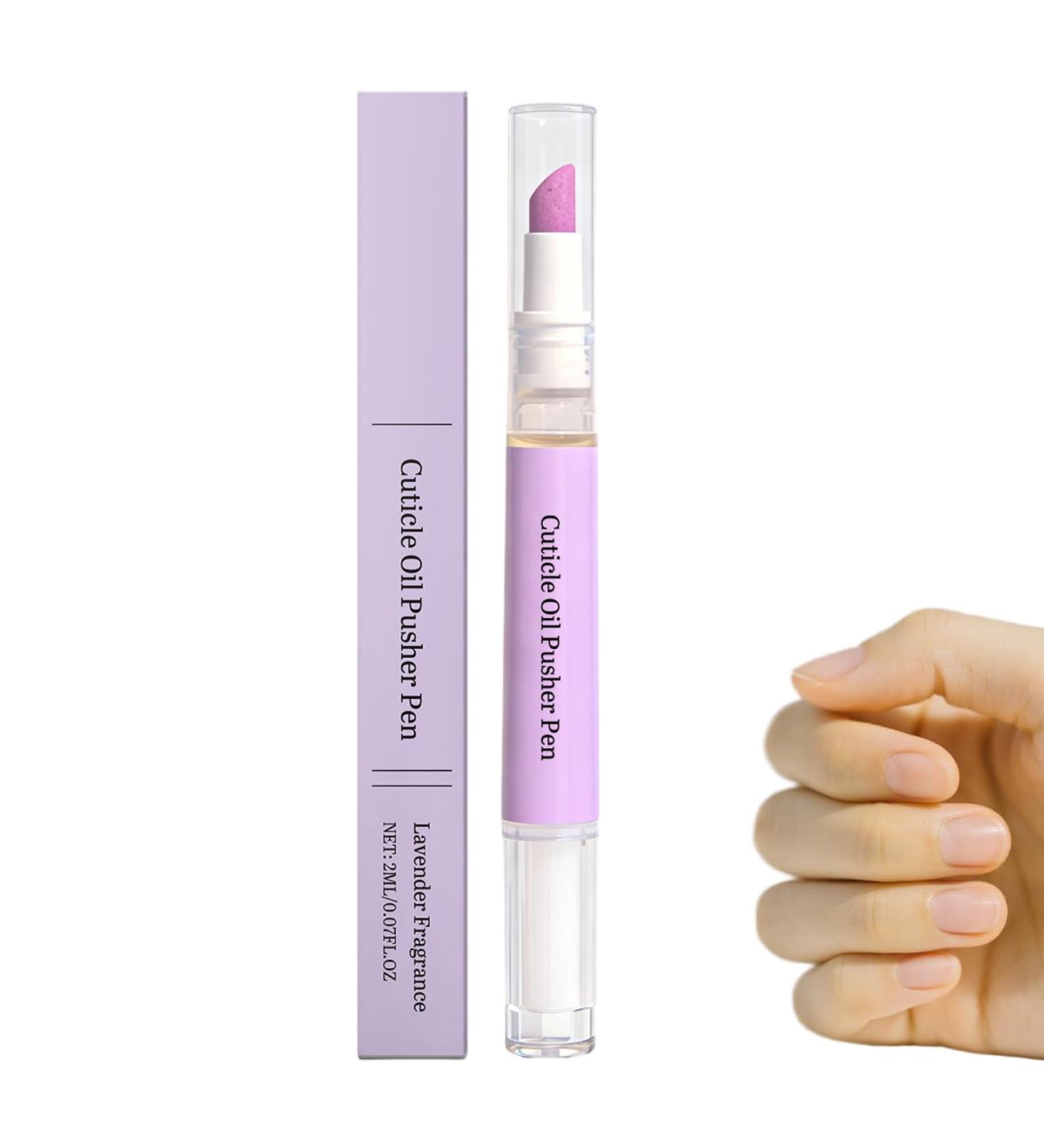 Stylo cuticules 2 en 1 stylo huile et repousse-cuticules pour une hydratation quotidienne formule douce pour et ongles secs outil portable de soin des ongles poussoir de soin d'huil - Buy Online on GoSupps.com