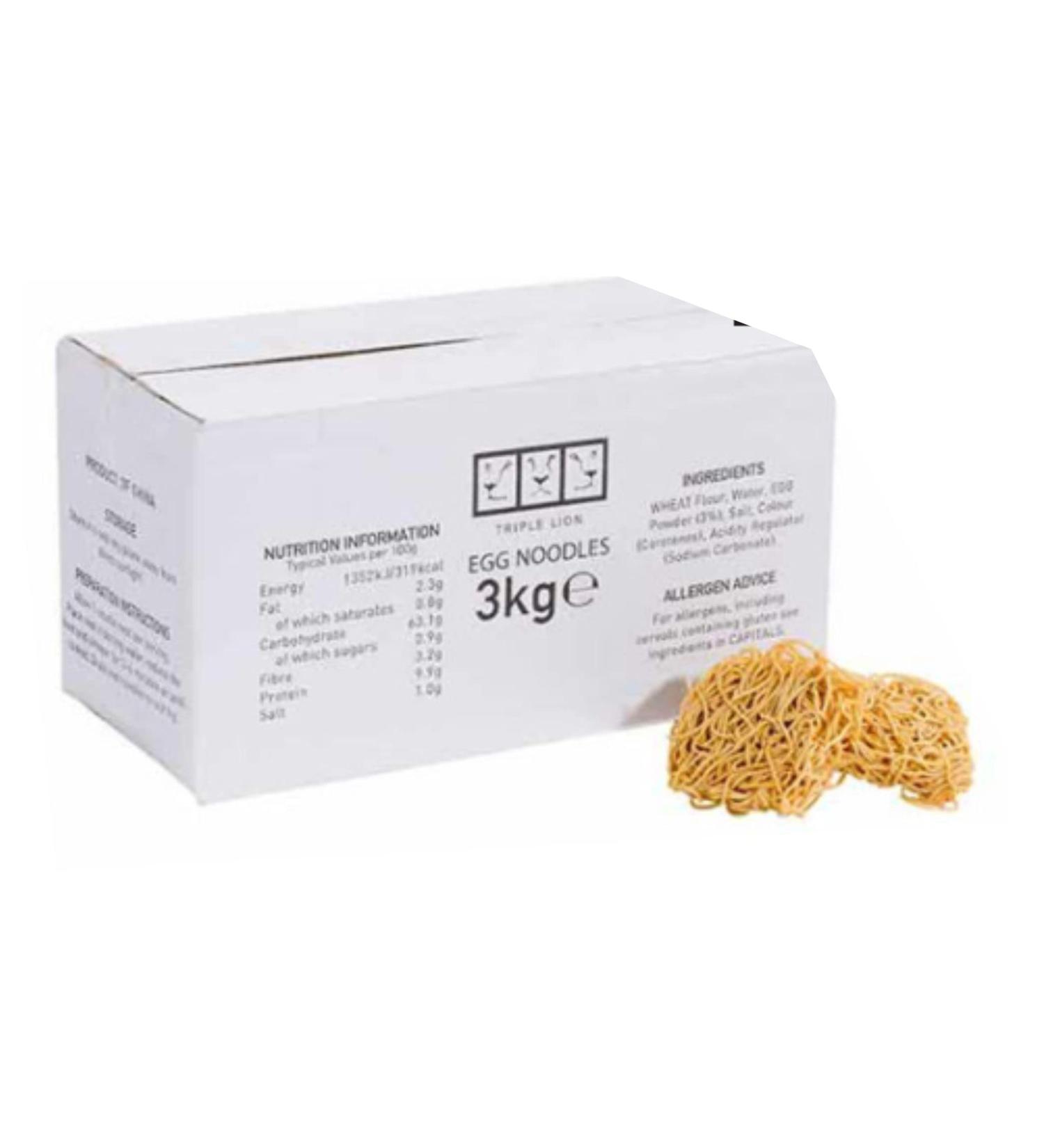 Egg Noodles (3kg) Restaurant Quality noodles for home cooking.