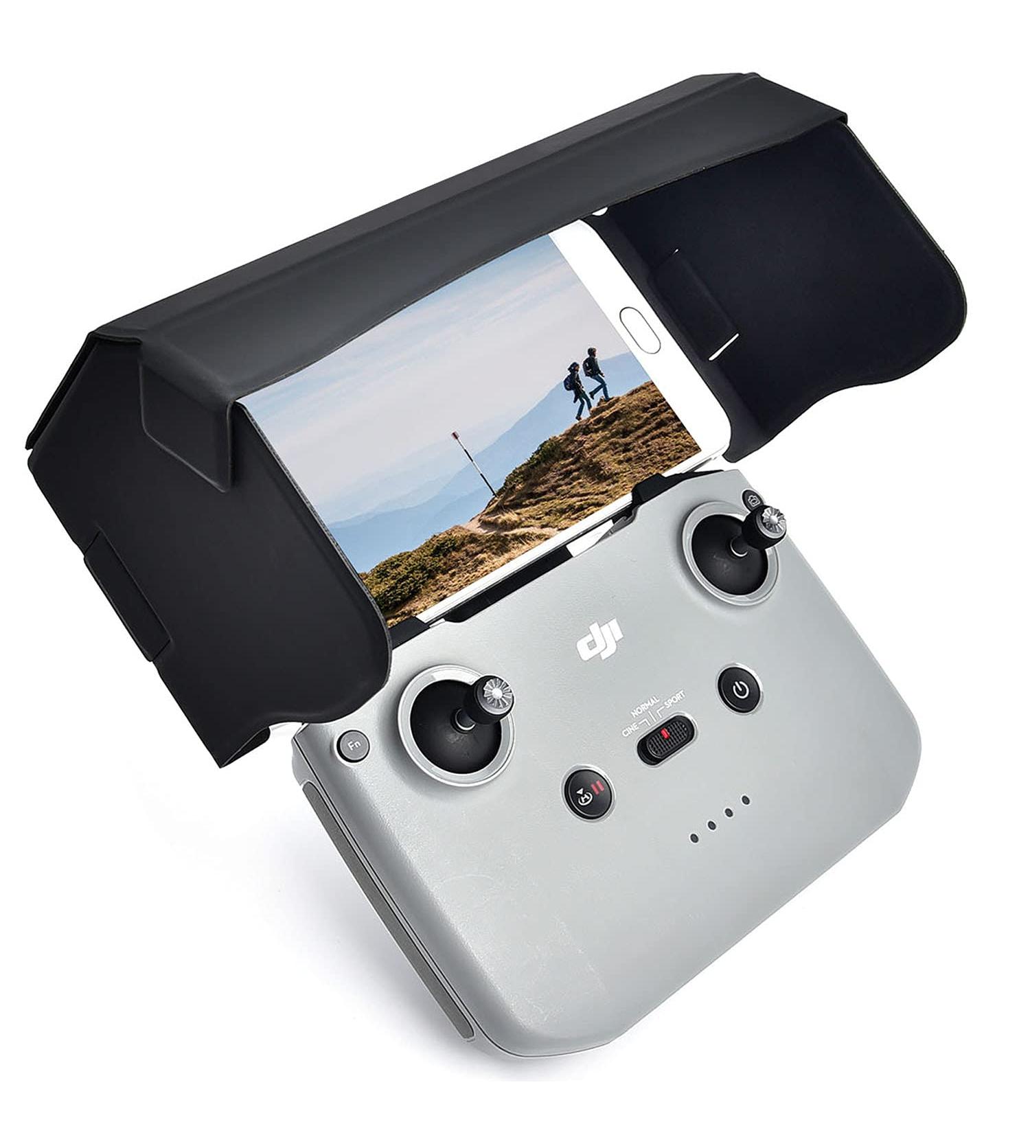 SUPRBIRD Sun Hood for DJI Mavic Mini 2 & Mavic Air 2 - Controller Mount Sunshade for Smartphone Screen - Buy Online on GoSupps.com
