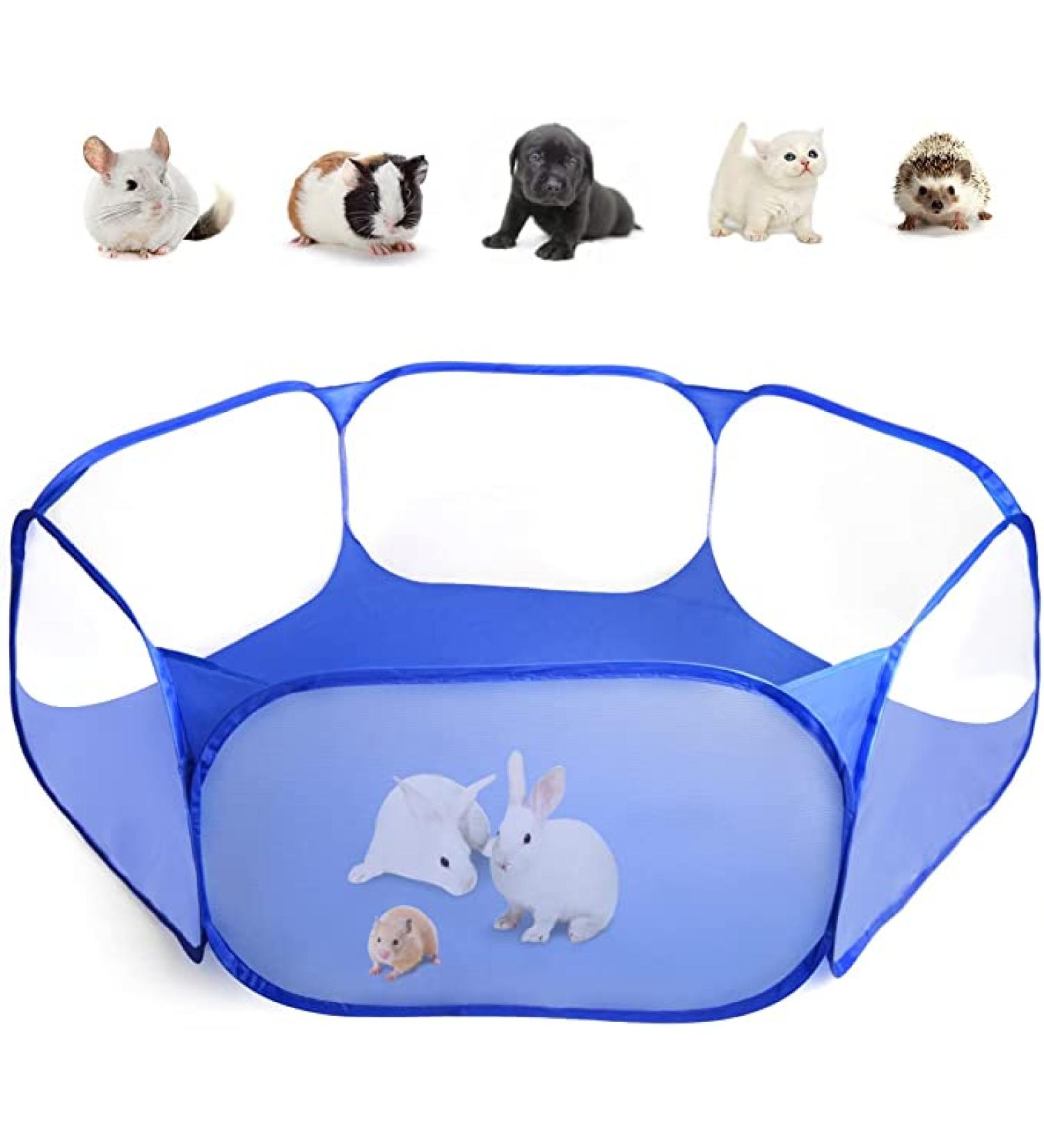 Casifor Guinea Pig & Rabbit Indoor Cage - Easy Clean Playpen for Small Pets | Portable Exercise Yard for Hamsters, Chinchillas & More - Buy Online on GoSupps.com