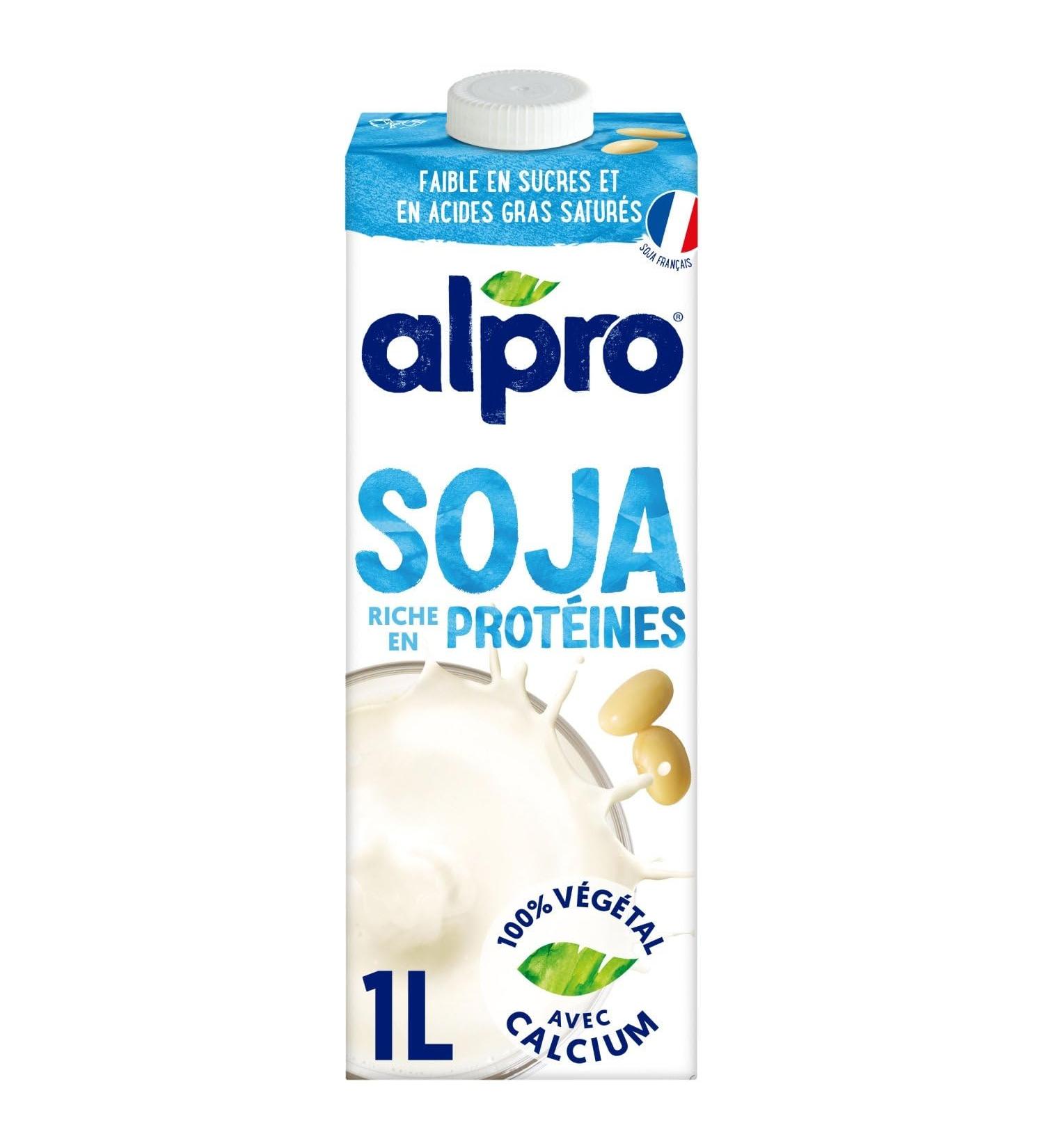 Boisson v g tale soja ALPRO - La brique 1L Lot De 4 - Par Lot