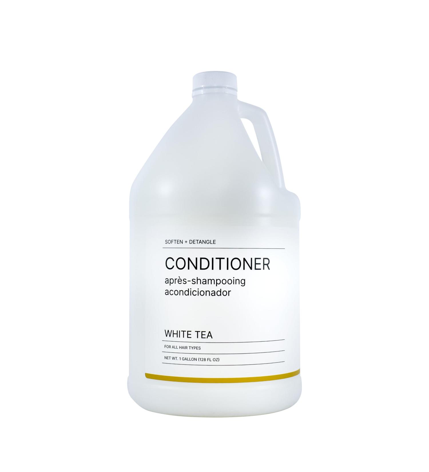 Hotel Emporium 1 Gallon Bulk Conditioner Refill - All Hair Types Cruelty-Free White Tea Scent | Perfect for Hotels Motels & Gyms - Buy Online on GoSupps.com