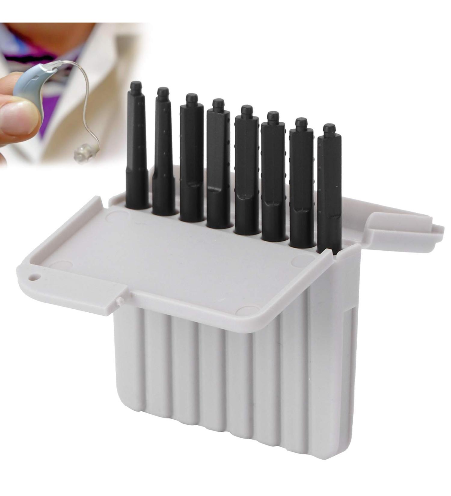 Hearing Aid Wax Guards 8pcs/Box | Ear Wax Filters for Oticon Hearing Aids | 2mm Hole Diameter | Cerumen Stop Cleaner Tool - Buy Online on GoSupps.com
