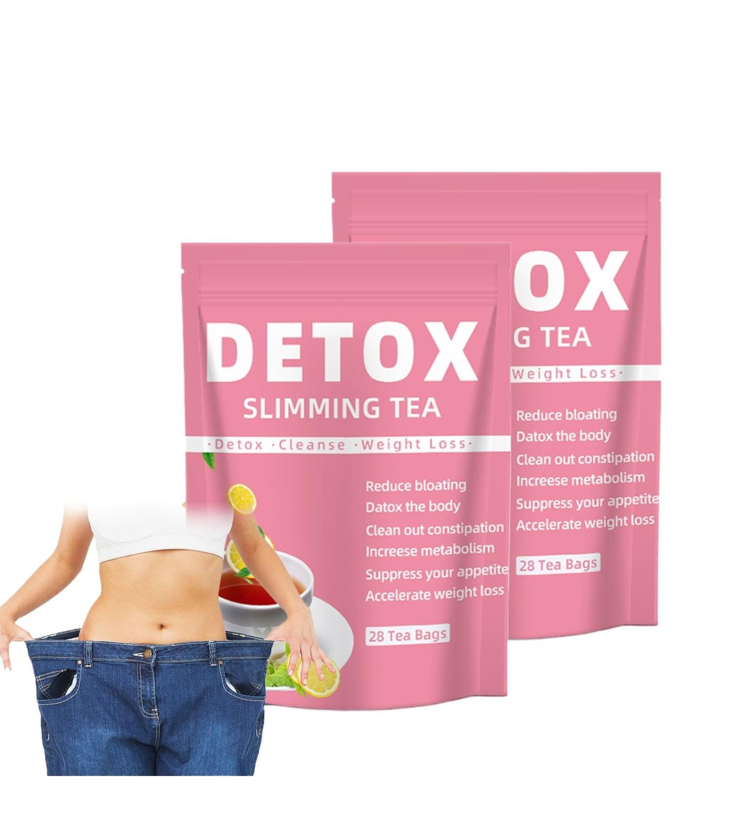 Tisane Minceur D tox Naturelle Base De Plantes - 28 Jours For Une Silhouette Affin e Ingr dients Biologiques(2PC) - Buy Online on GoSupps.com