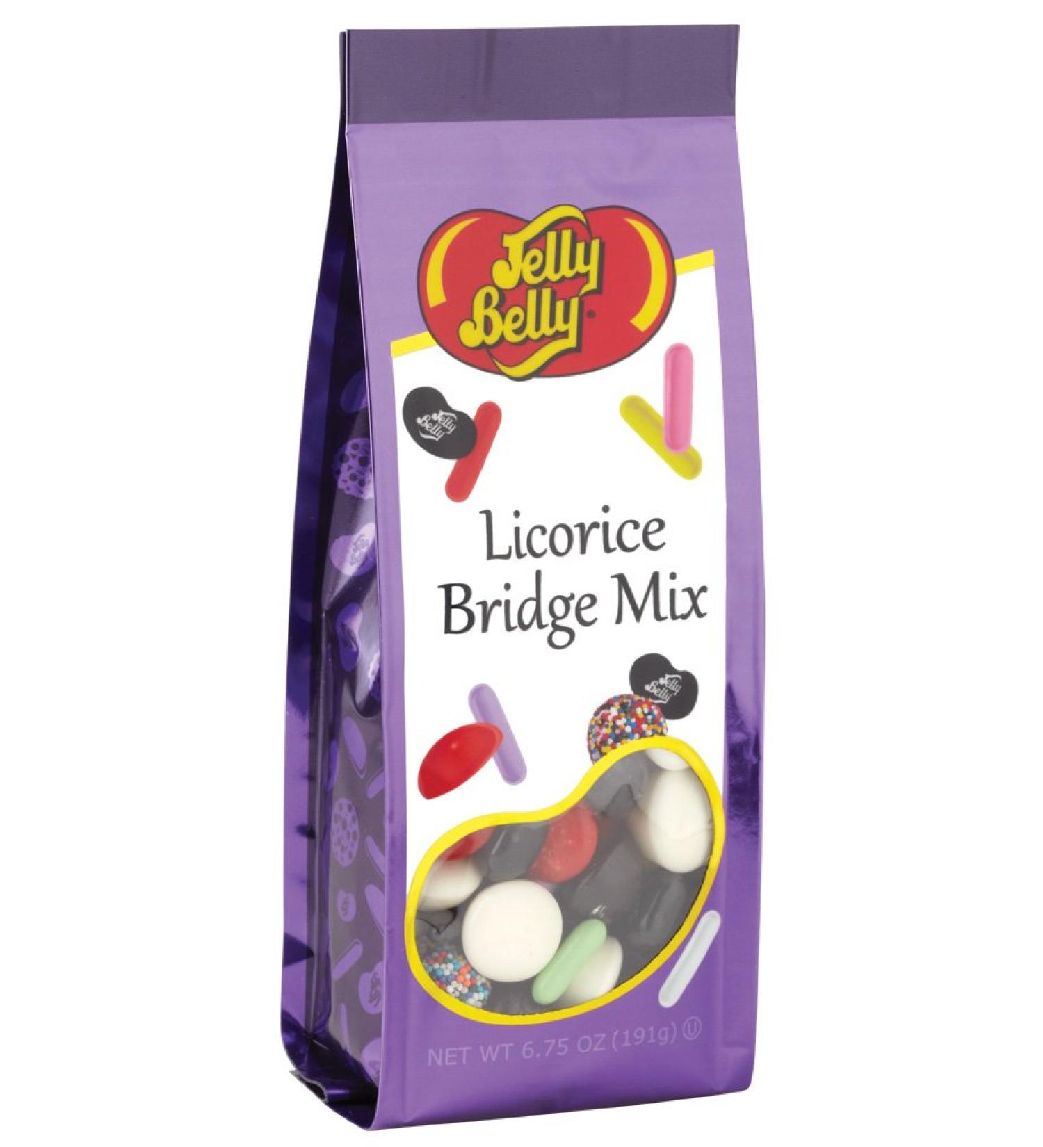 Jelly Belly Gift Bag Licorice Bridge Mix 6.75 oz.