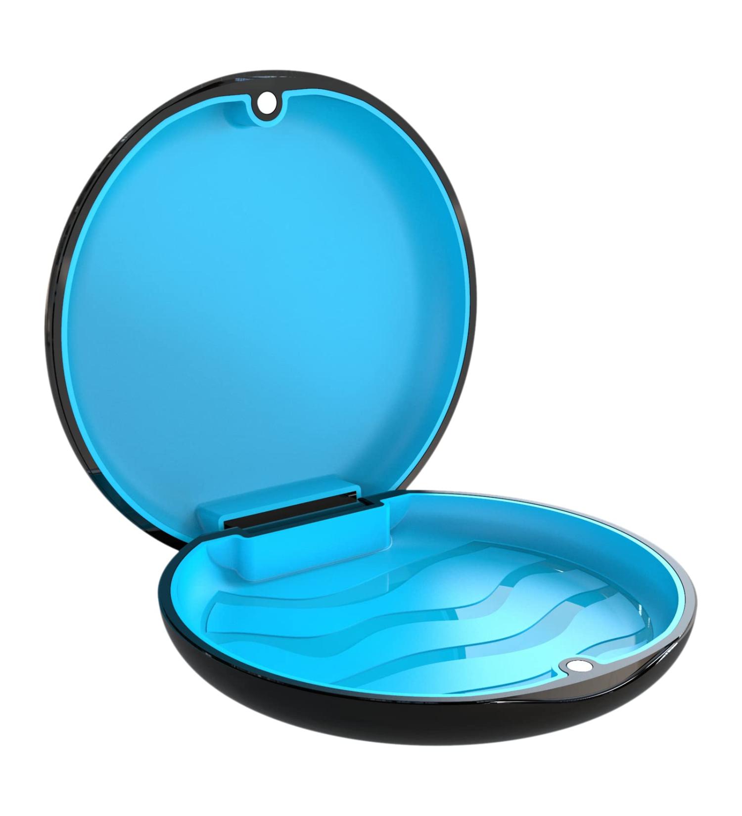 Retainer Case Orthodontic Dental Case: BVN Slim Braces Case Mouth Guard Case Denture Box Teeth Aligner Case Night Guard Case Container Storage Holder Black Blue - Buy Online on GoSupps.com