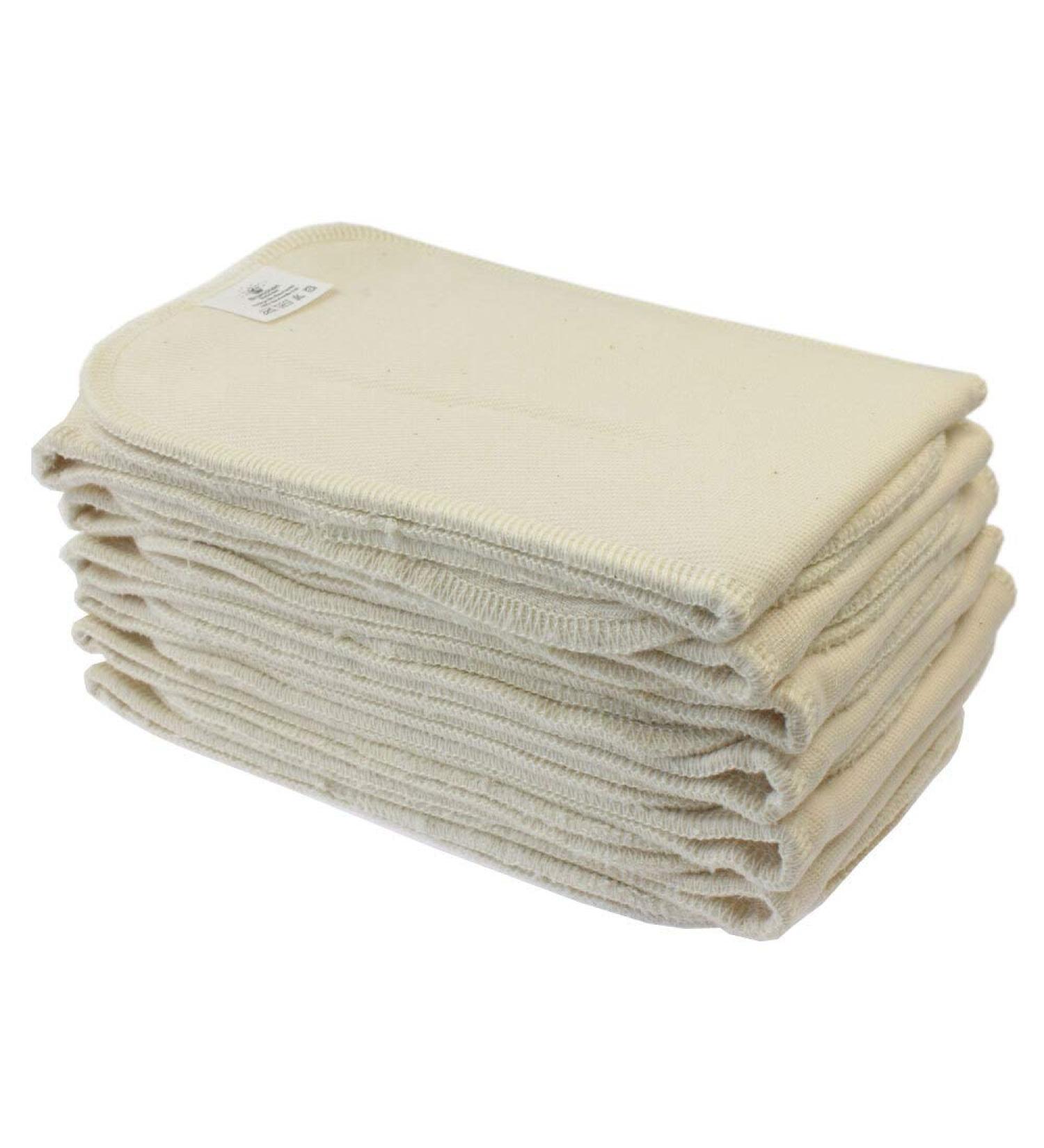 Bl mchen Cloth Diaper Absorbent Inserts - 12 Organic Cotton Pieces | Eco-Friendly & Ultra-Absorbent - Buy Online on GoSupps.com