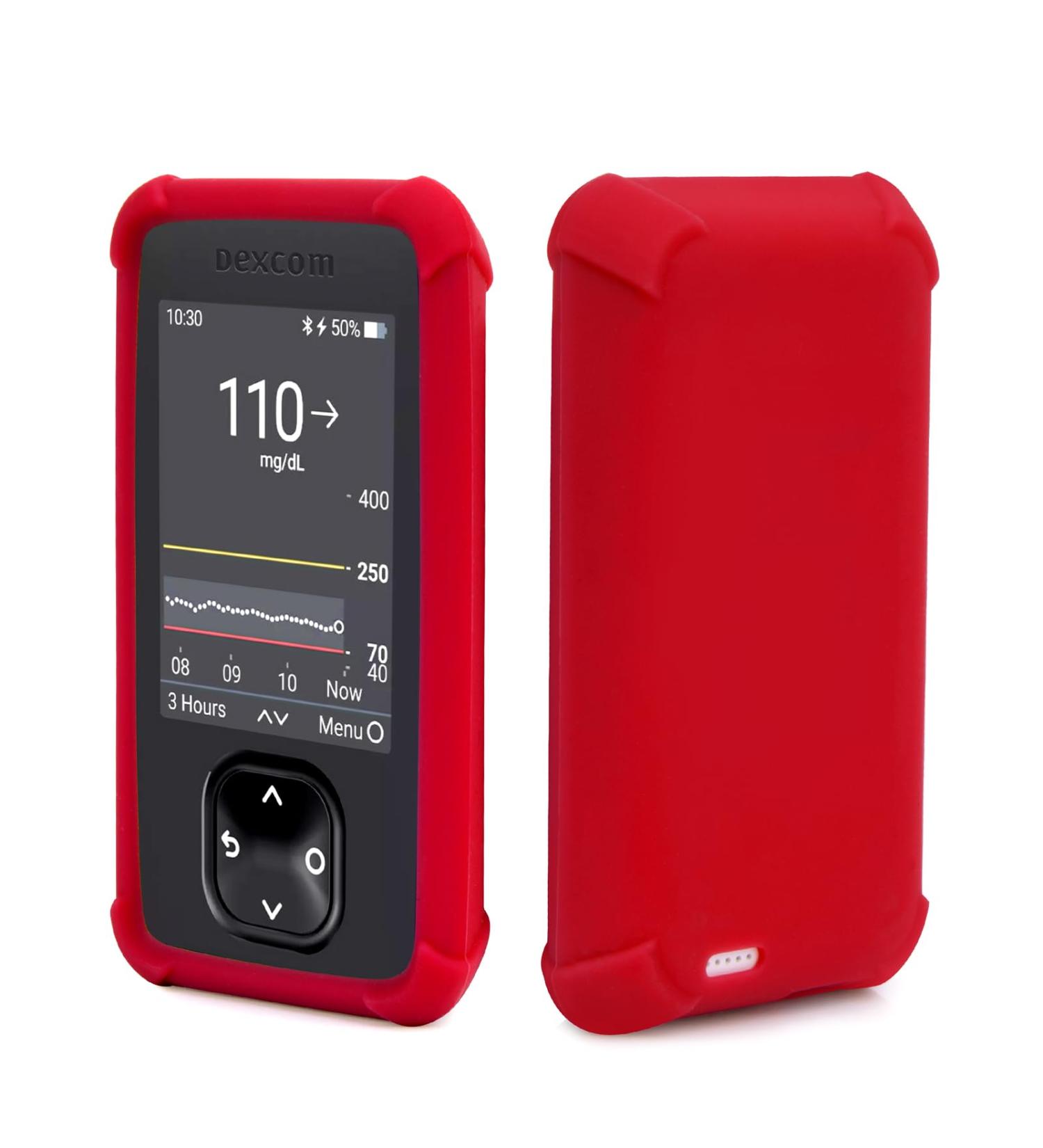 Buy Dexcom G7 Deer Silicone Shockproof Case with AirTag - Protective Cover for G7 Receiver - YouShares (Red) - Buy Online on GoSupps.com