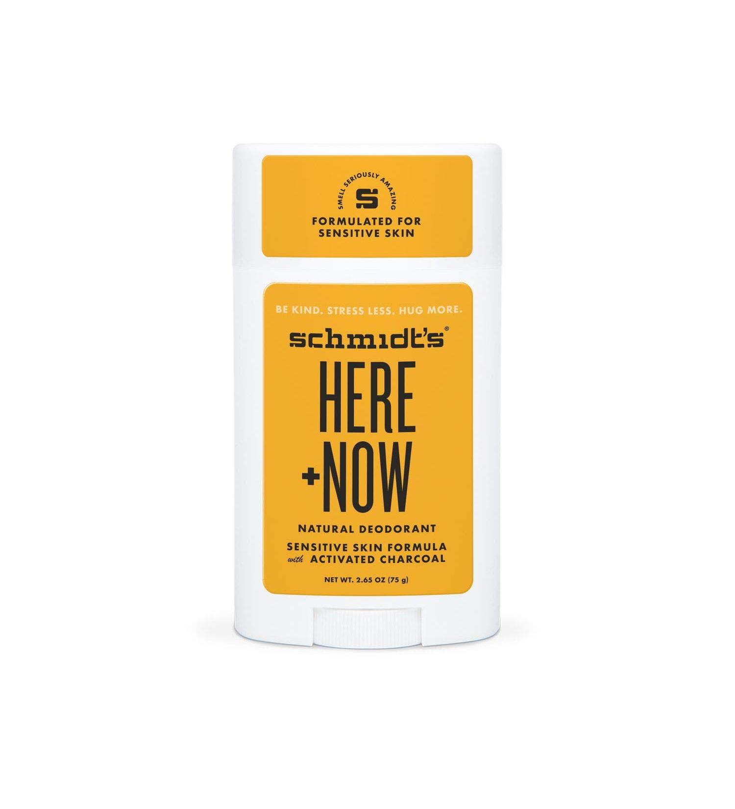 Schmidt's Activated Charcoal Sensitive Skin Deodorant 2.65 oz - Buy Online on GoSupps.com