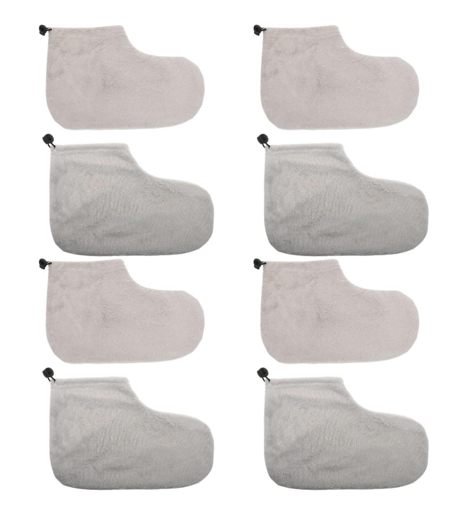 FOMIYES 4 Pairs Wax Therapy Warm Foot Cover Paraffin Foot Treatments Paraffin Wax Warming Foot Cover Wax Bath Liners Paraffin Wax Cover Wax Foot Bag Wax Socks Wax Foot Cover Mitts Plush - Buy Online on GoSupps.com