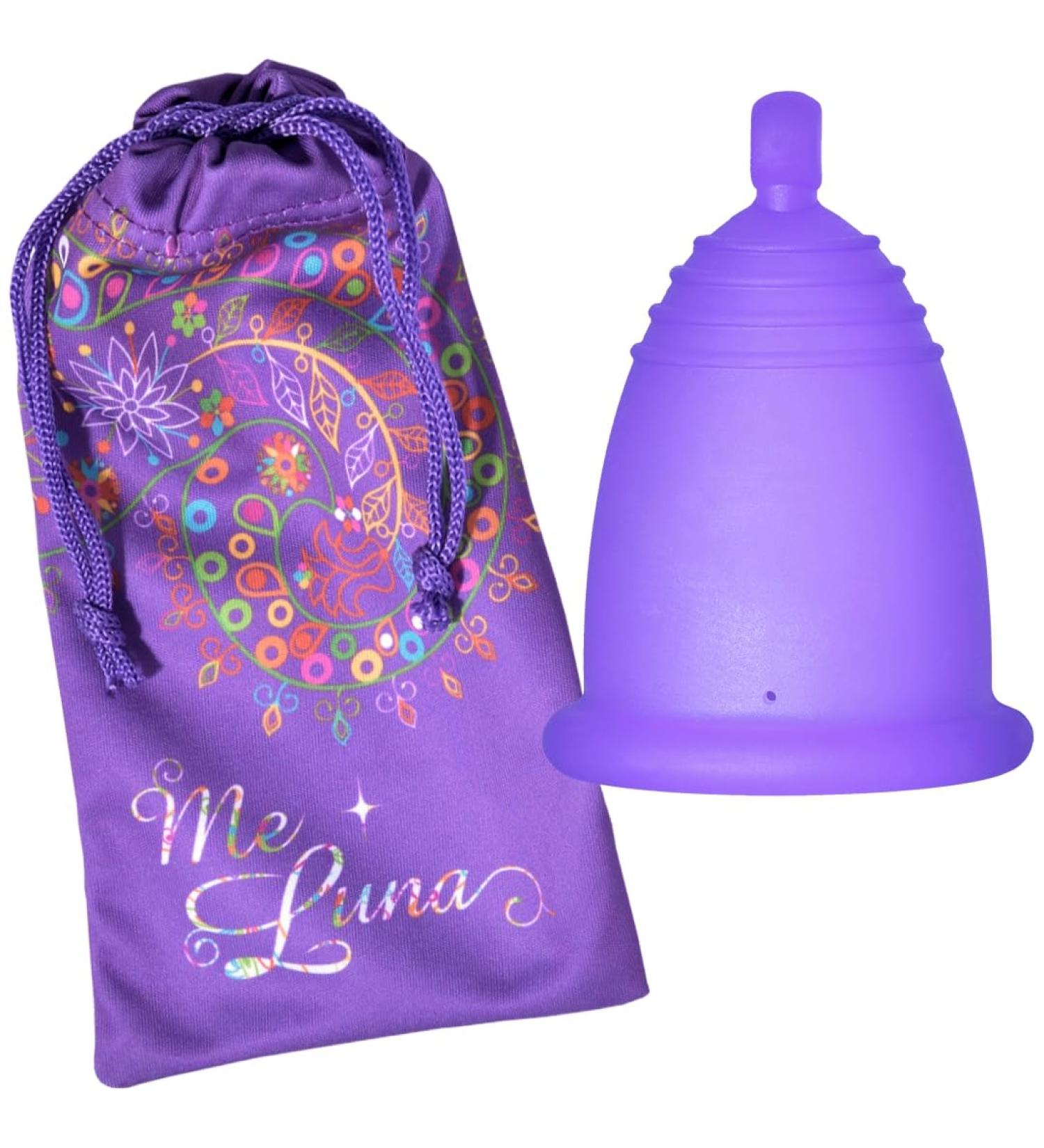 Me Luna Menstrual Cup Sport Size L - Blue-Violet Eco-Friendly & Reusable | Best for Active Lifestyle - Shop Internationally! - Buy Online on GoSupps.com
