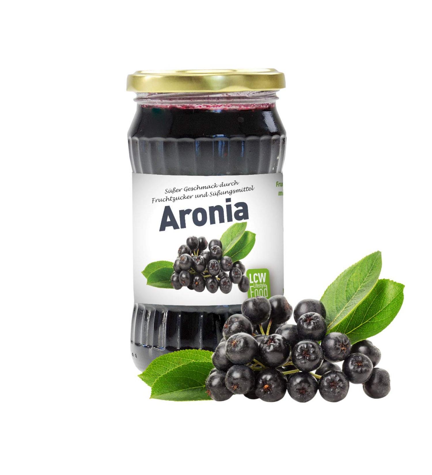 Buy LCW Aronia Fruit Spread (340g) - Low Sugar Delicious Taste International Shipping Available - Buy Online on GoSupps.com