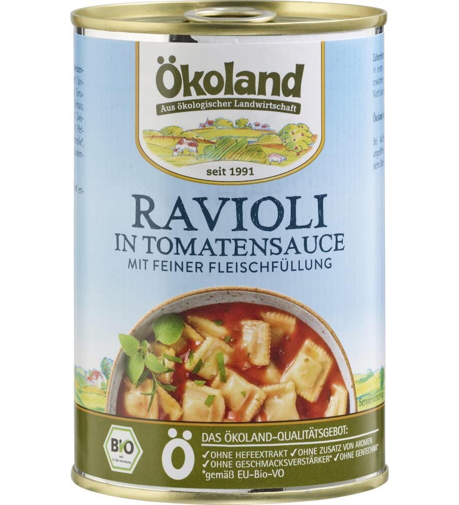 KOLAND Organic Ravioli (6 x 400 gr) 400 g (pack of 6)