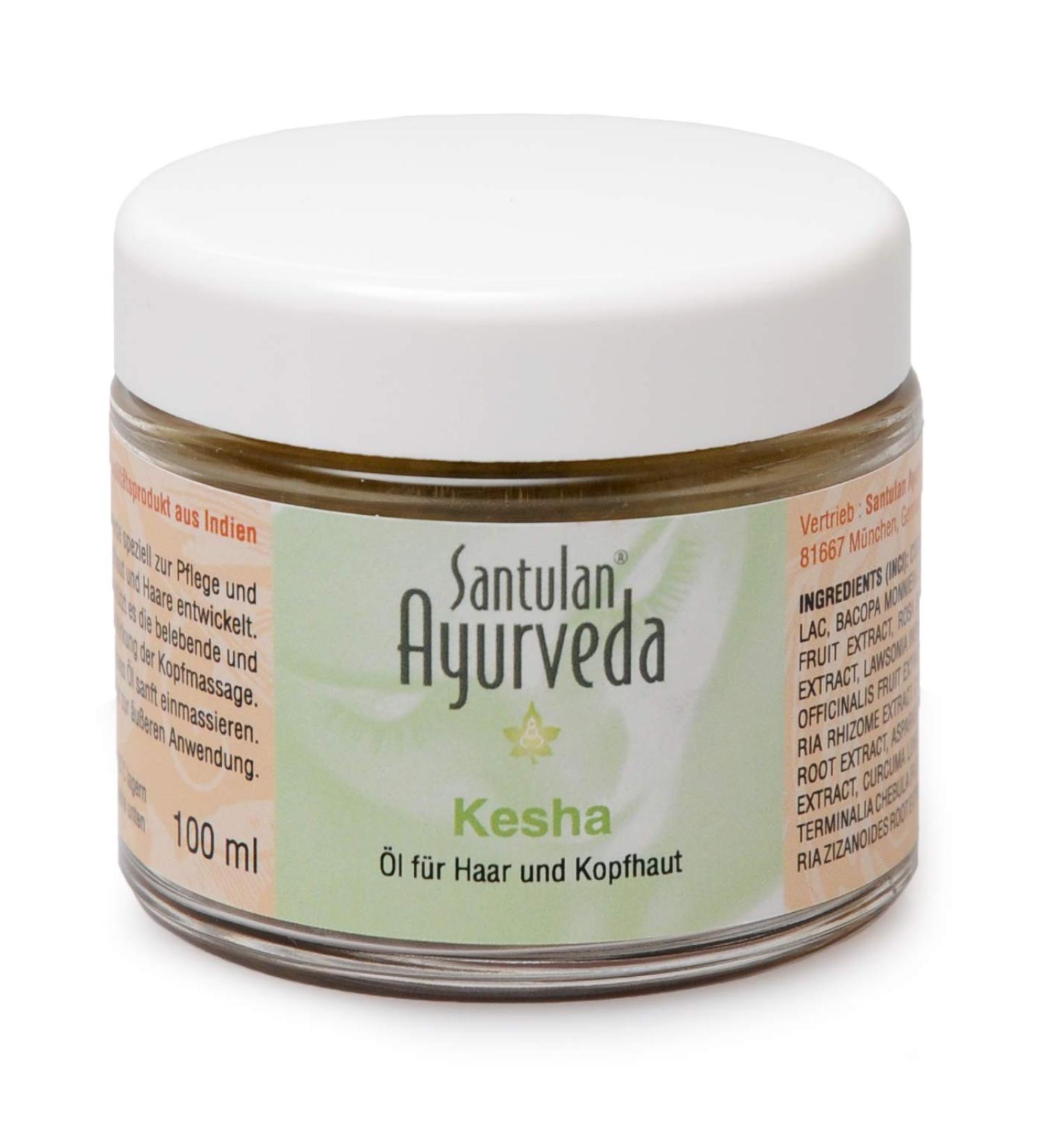 Santulan Ayurveda Kesha Oil for Hair & Scalp - 100 ml | Natural Ayurvedic Treatment | International Shipping Available - Buy Online on GoSupps.com