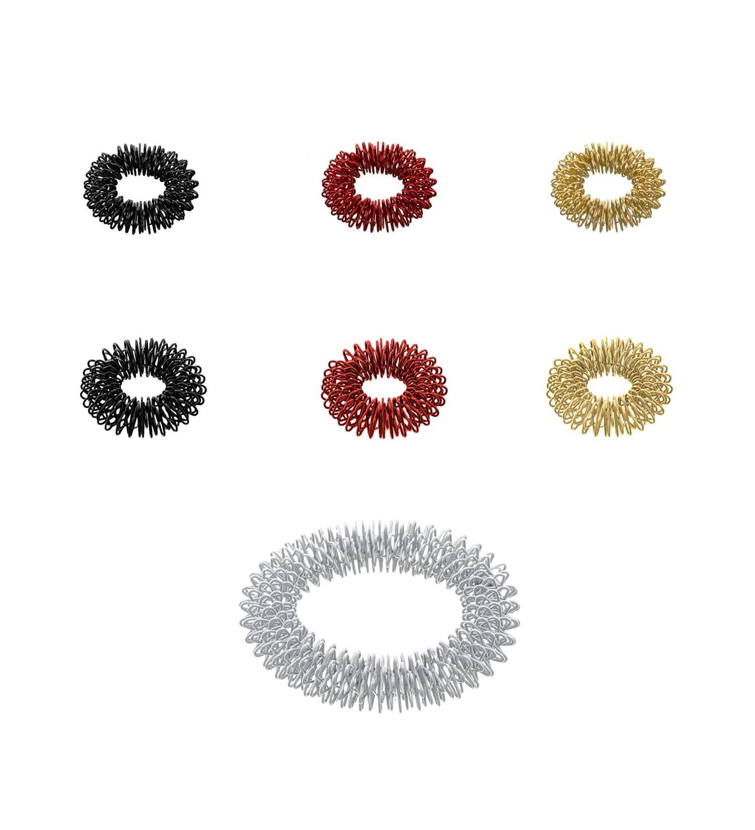 Yin Yang Massage Rings - Finger & Toe Massage Set | 7-Piece ArthroRoller Germany - Buy Online on GoSupps.com