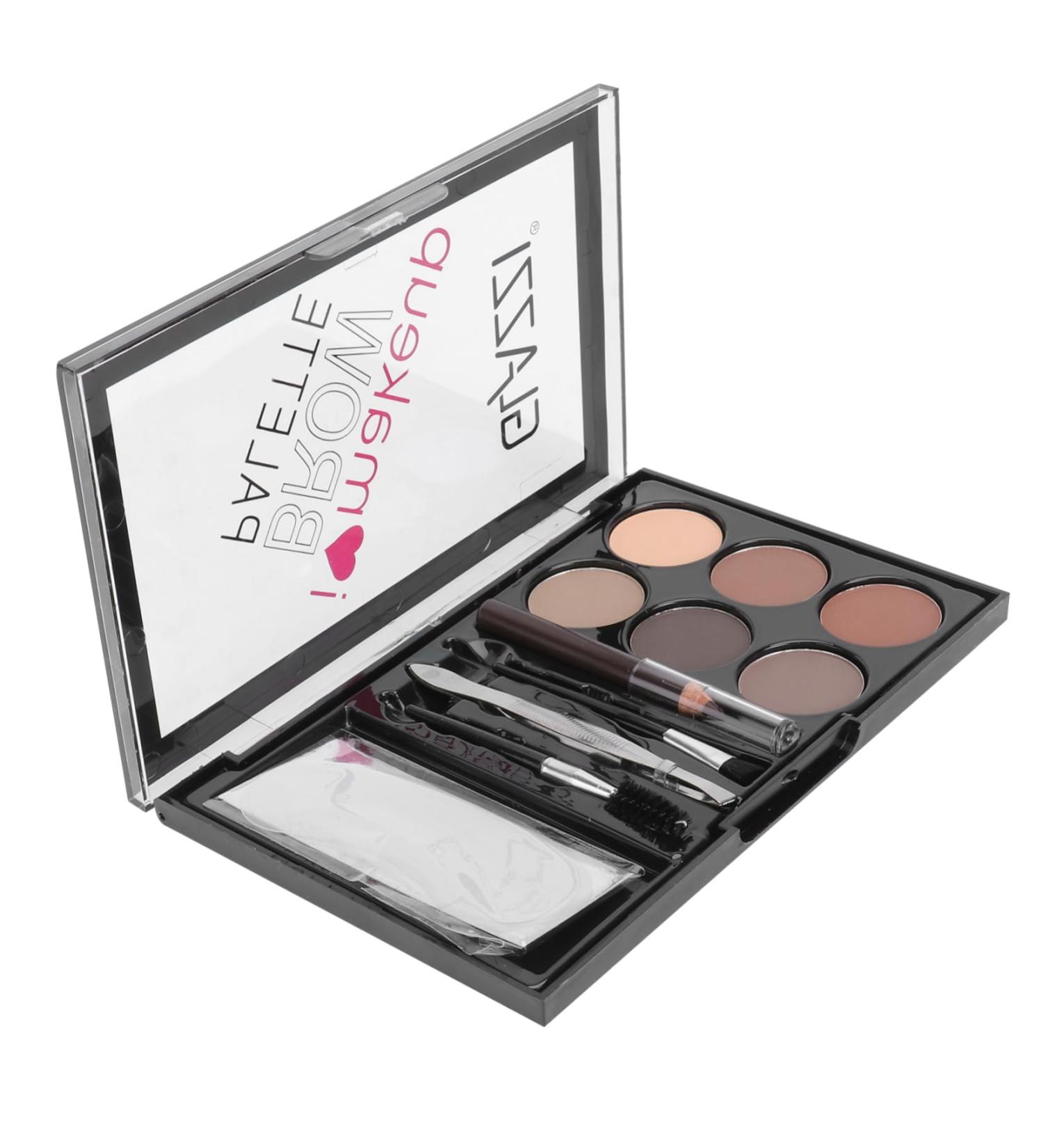 Healvian 4 Sets Eyebrow Powder Set Eyeshadow Beauty Cosmetics Pallet Waterproof Eyebrow Powder Flash Suit Abs - Buy Online on GoSupps.com